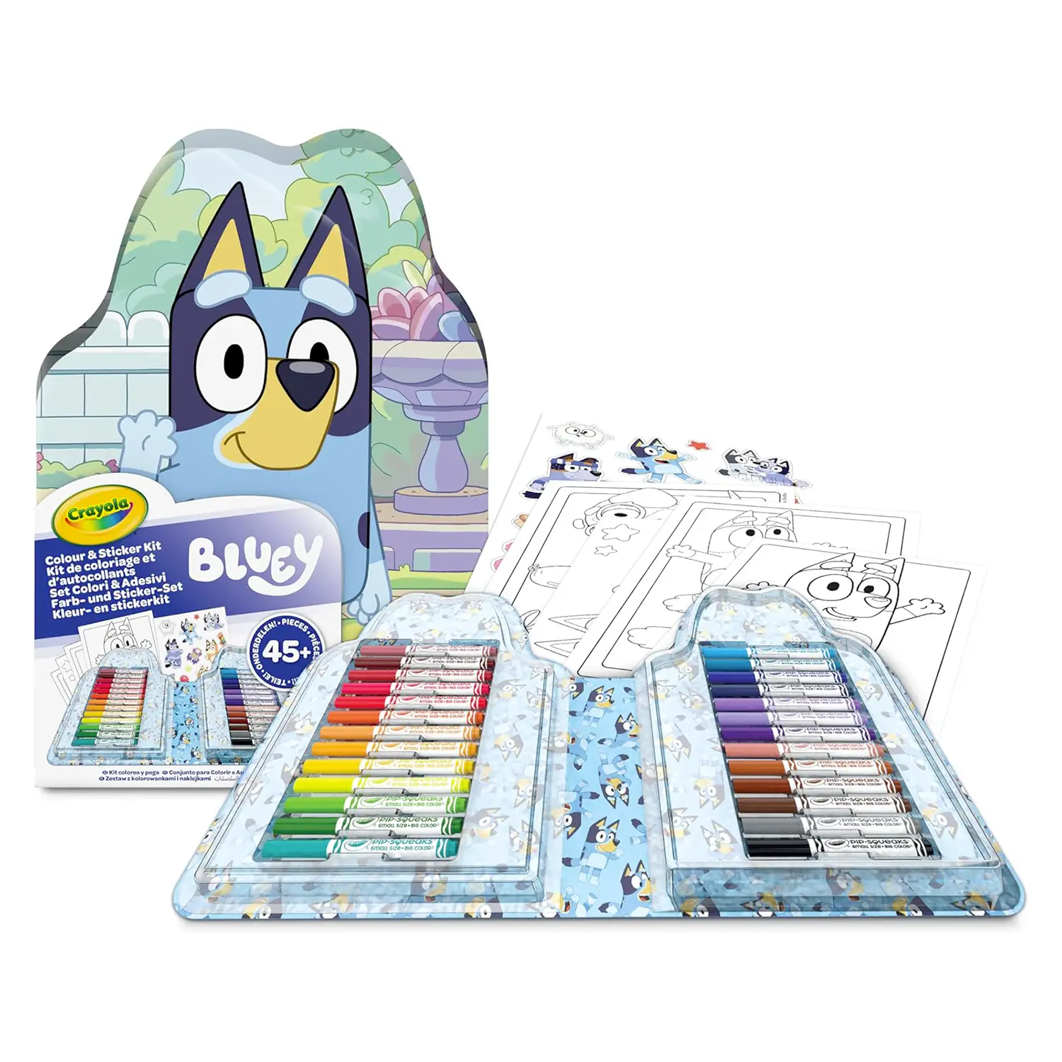 Valigetta Colori E Adesivi Bluey - creatività