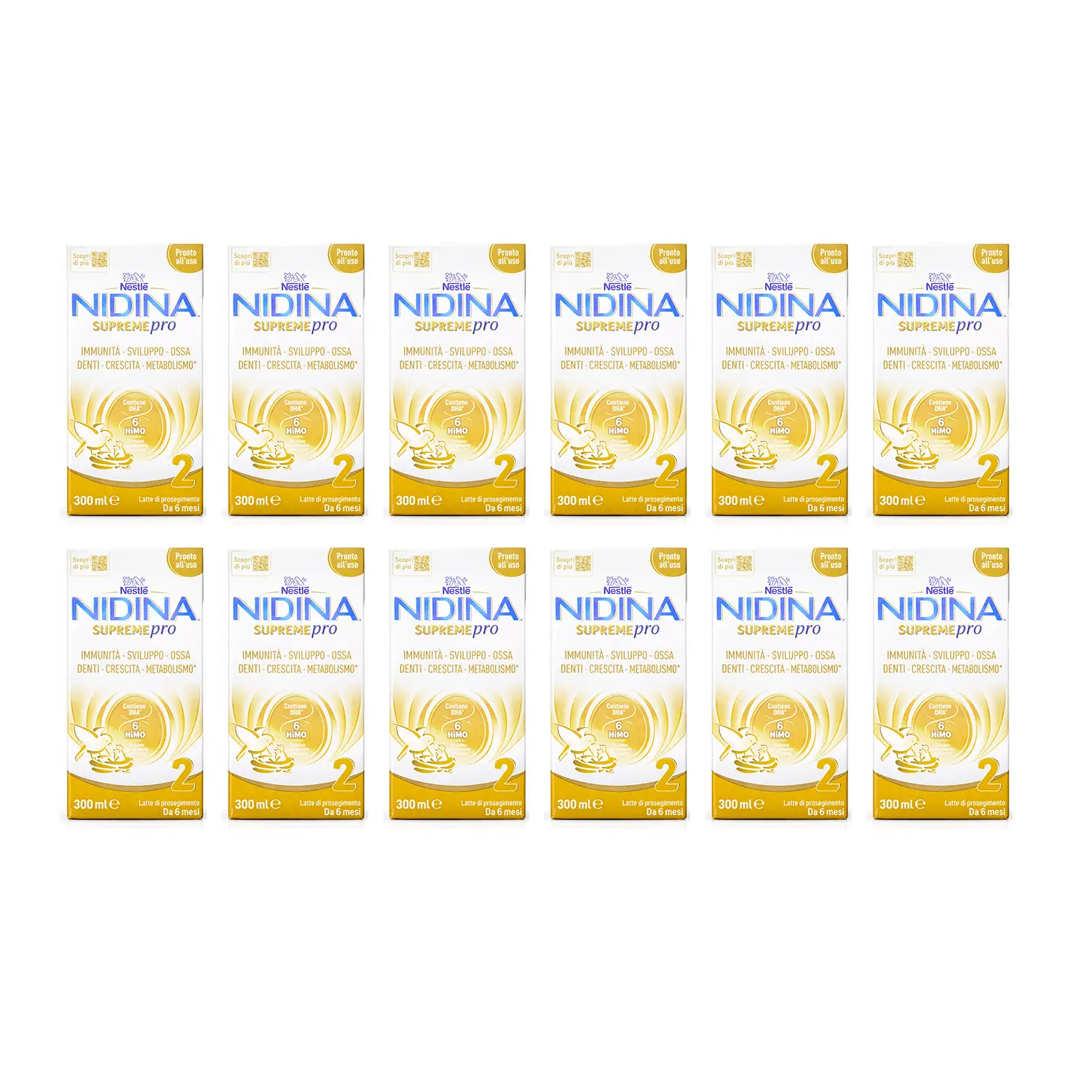 Nestlé Nidina SupremePro 2 – Latte di Proseguimento 300 ml - latti artificiali
