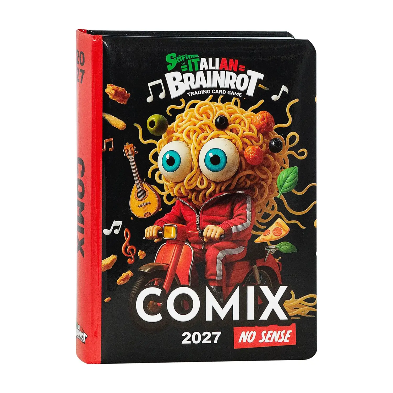 Skifidol Italian Brainrot Superdiario Standard 13 Mesi Comix Ltd Spaghetti Card - diari