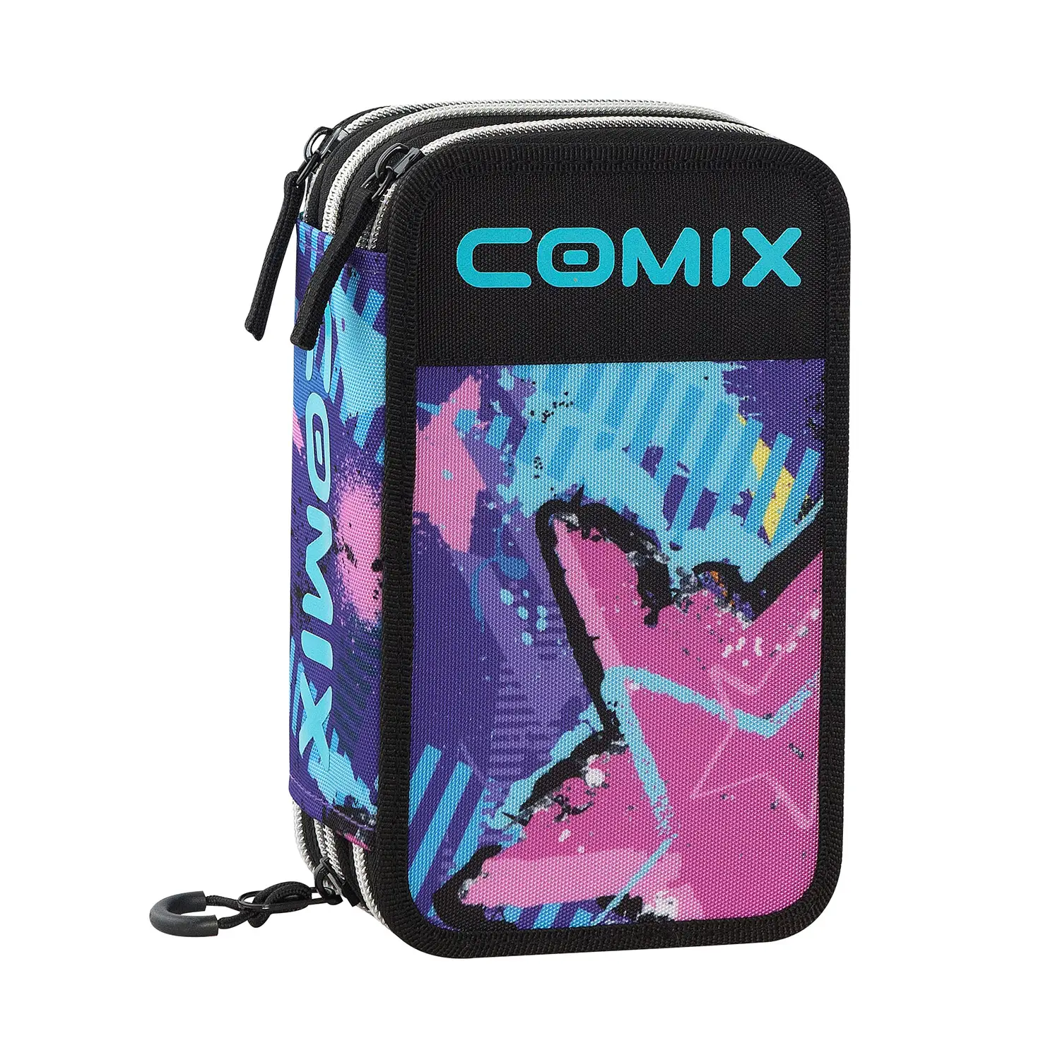 Astuccio Scuola Corredo 3 Zip Comix Wbs 2.0 Talent - astucci colori