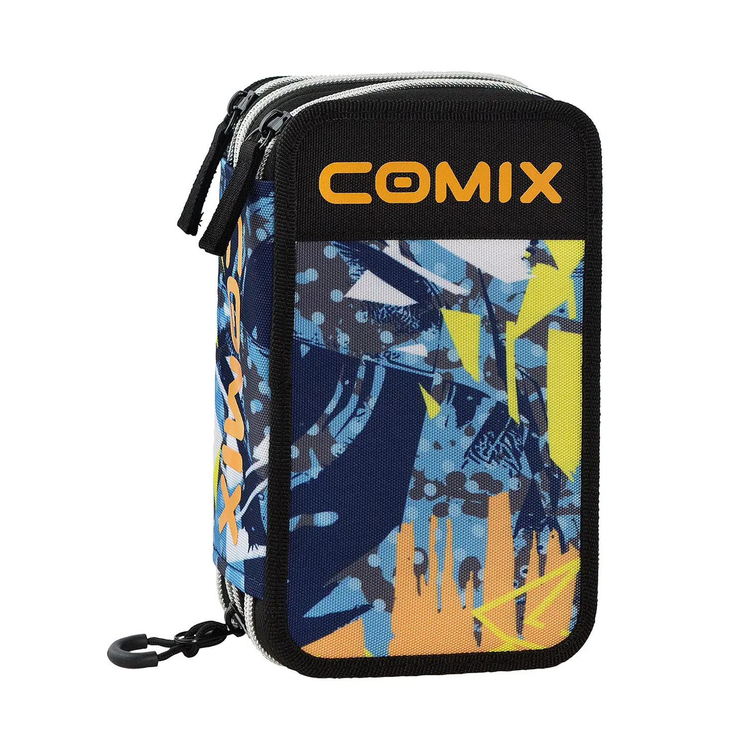 Astuccio Scuola Corredo 3 Zip Comix Wbs 2.0 Mix Blu - astucci colori