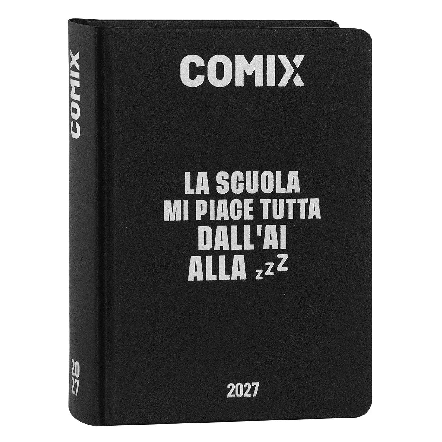 Comix Diario Agenda 16 Mesi Standard Black&silver - diari