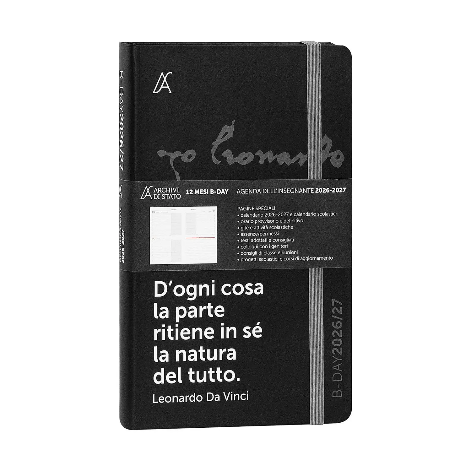 Kaos Agenda Insegnanti 12 Mesi Bi-day Archivio di Stato Colombo - agende
