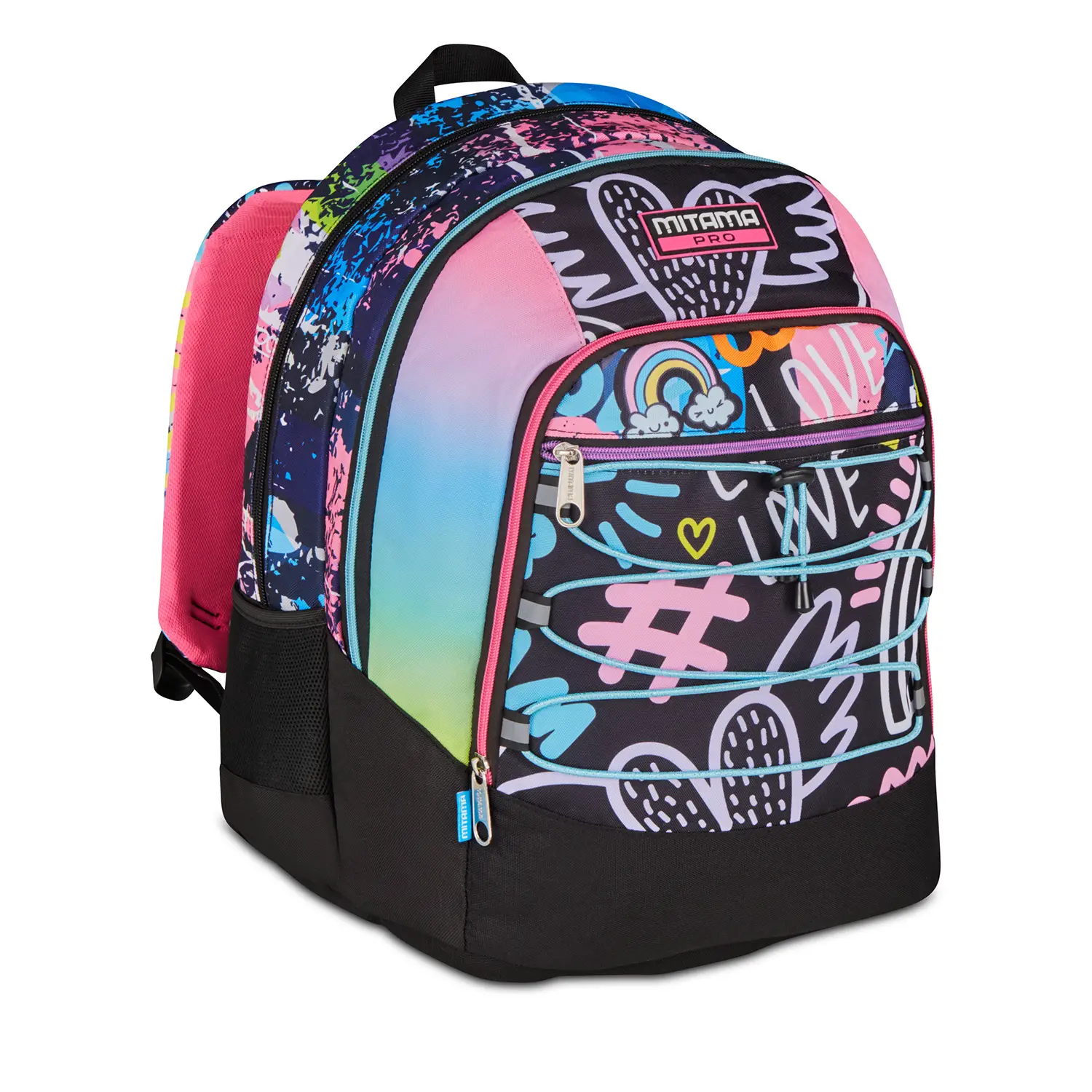 Zaino Mitama Pro Lovebeat X-Plus Triplo Scomparto - zaini scuola