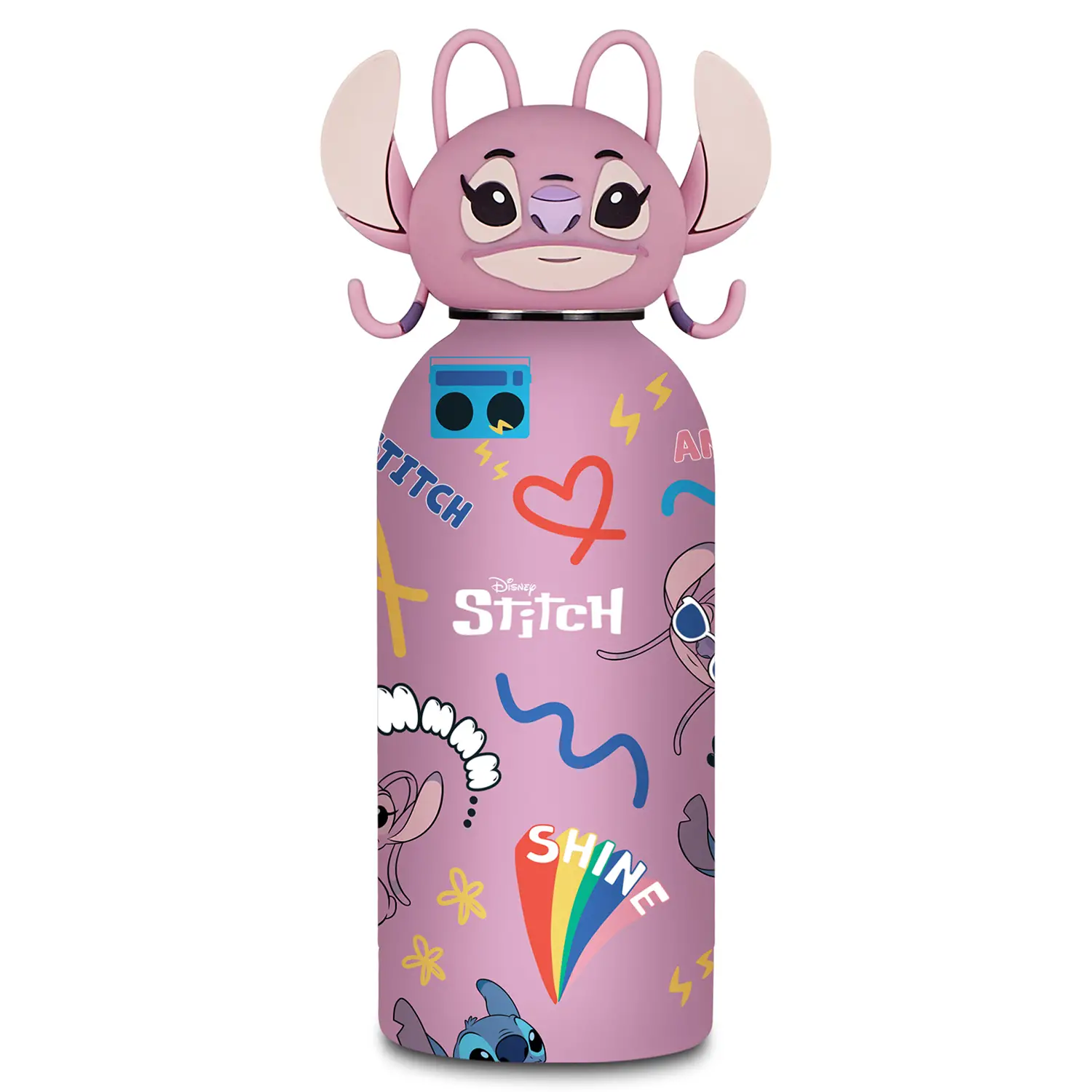 Borraccia Angel Stitch 350ml Inox Tappo Sagomato - borracce