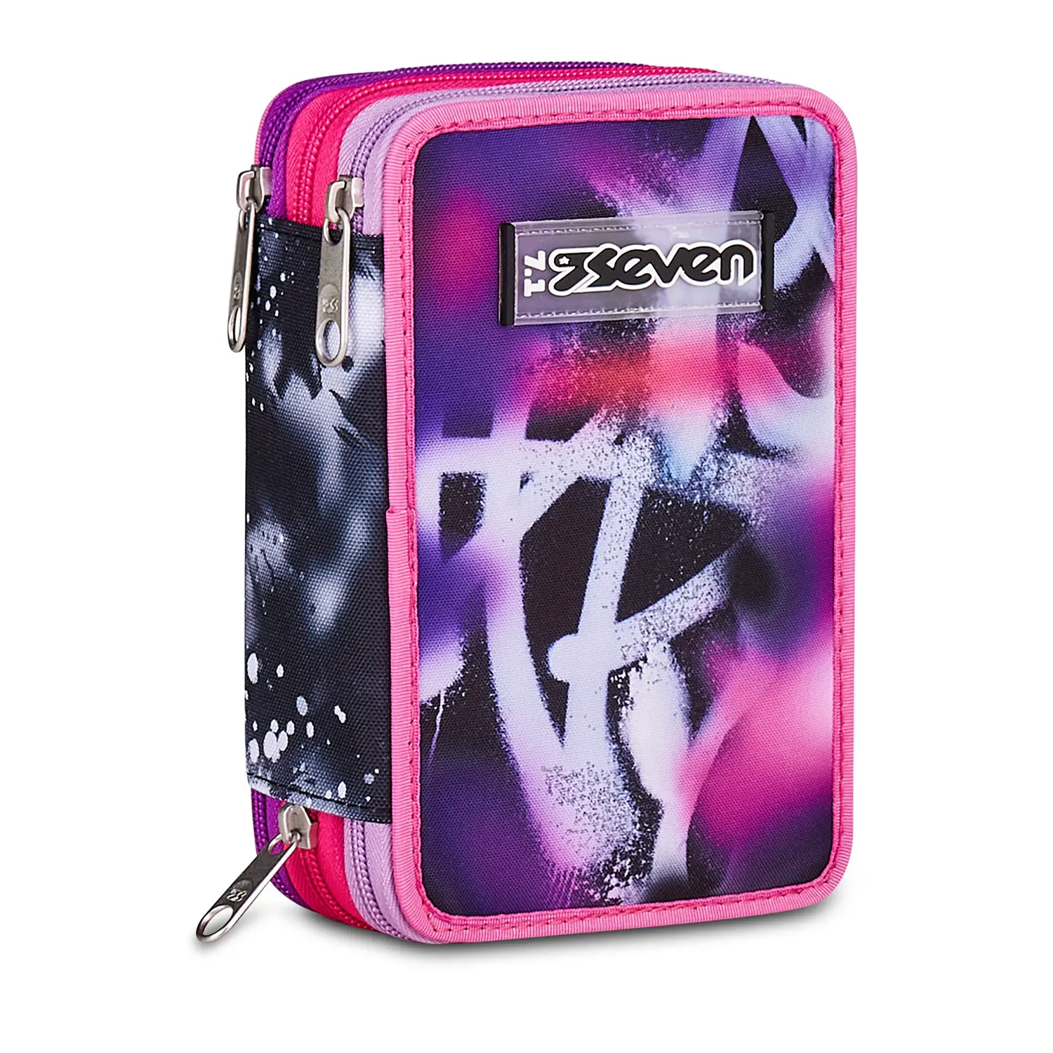Astuccio 3 Zip Seven Buzzy Note Girl 45pz - astucci colori
