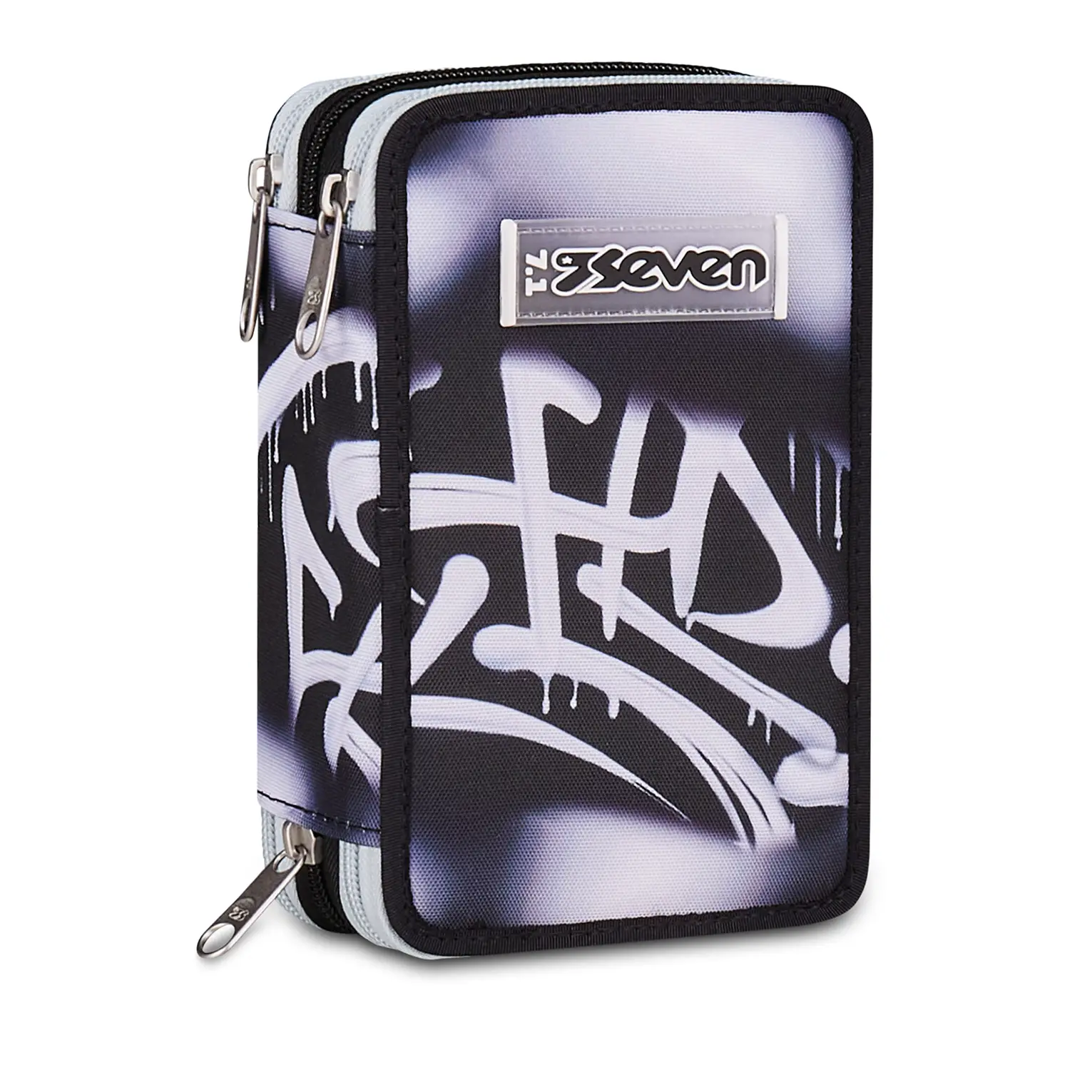 Astuccio 3 Zip Seven Plumpy Line Boy 45pz - astucci colori