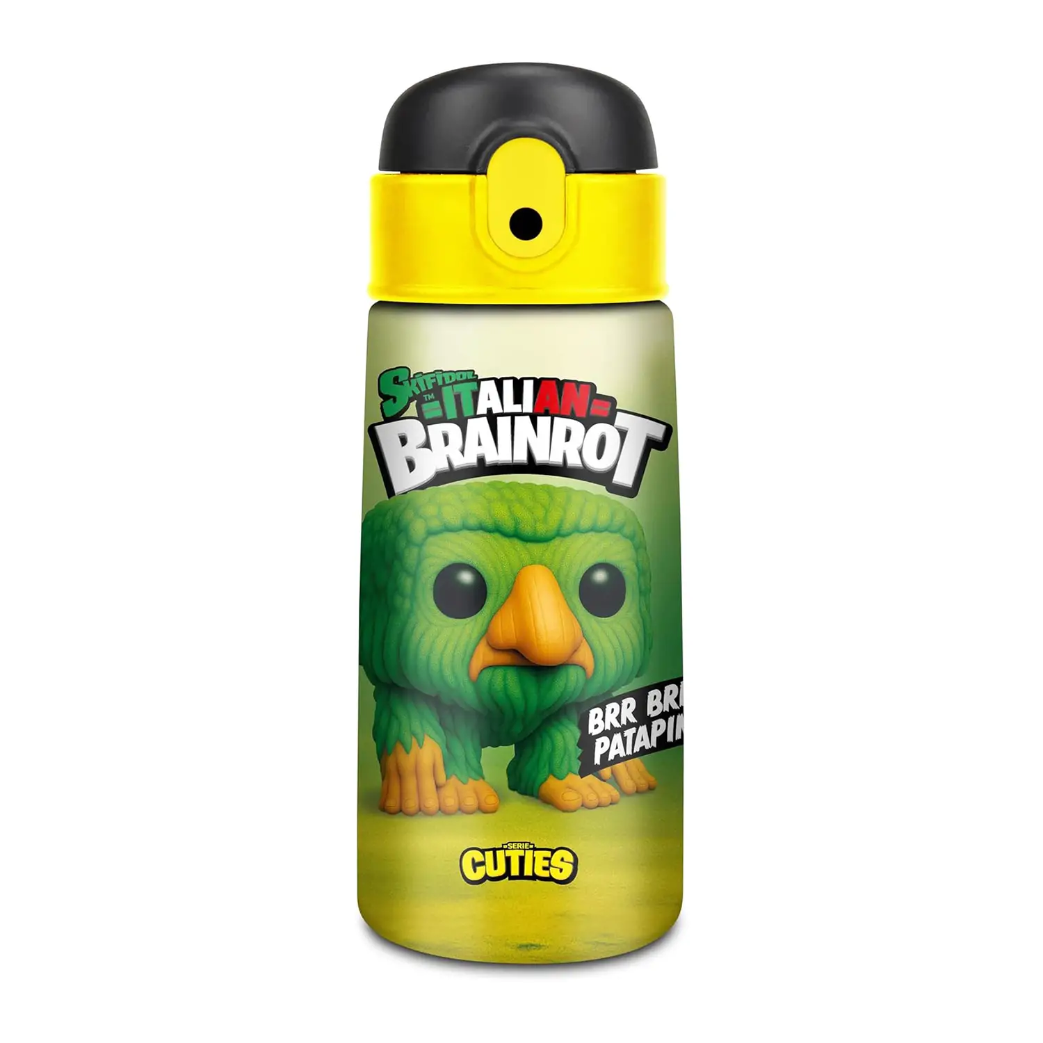 Borraccia Bambini Brainrot Brr Brr Patapim 460 ml Inox con Tracolla - borracce
