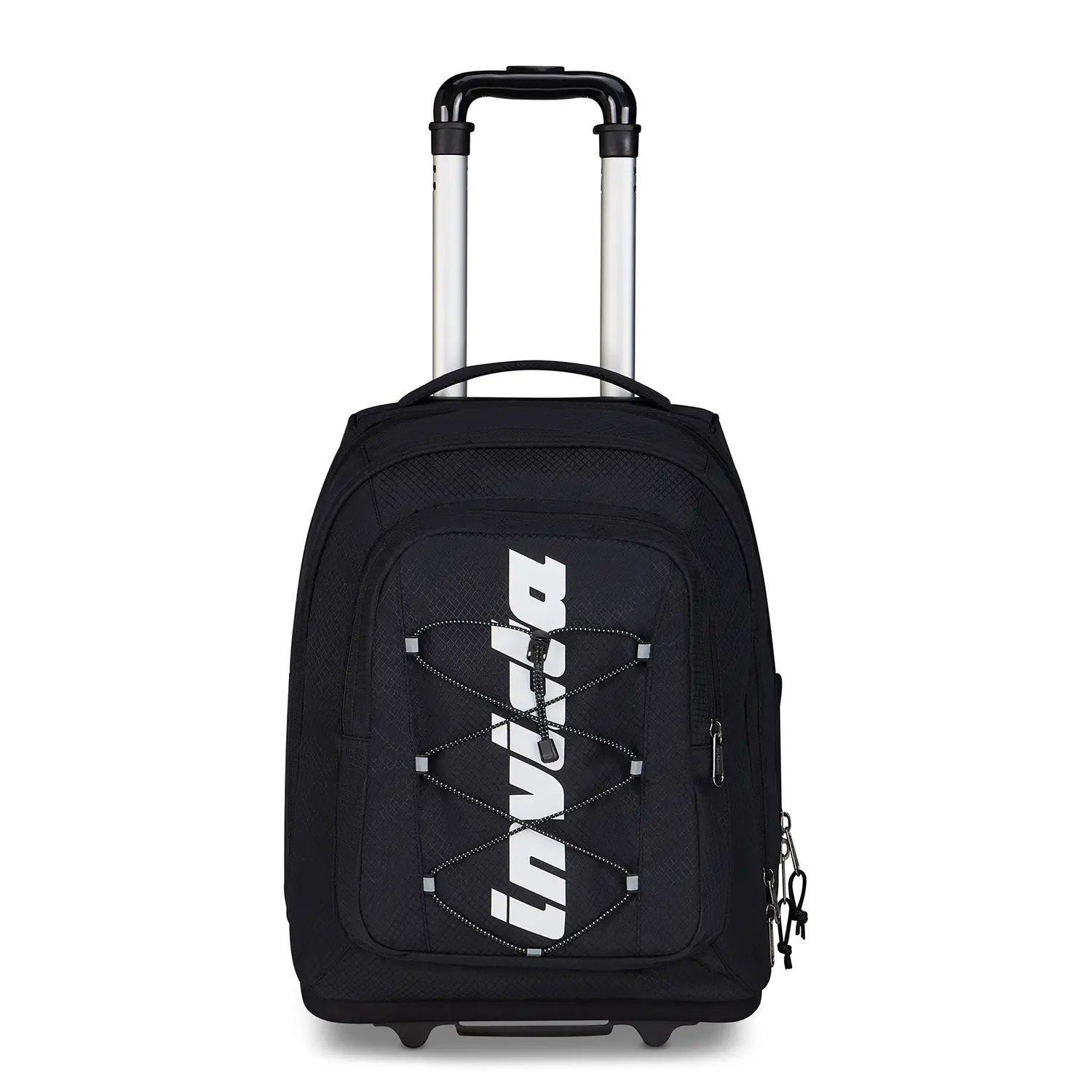 Zaino con Trolley Invicta Bump 38 Litri Porta PC 14" Jet Black - valige e borse da viaggio