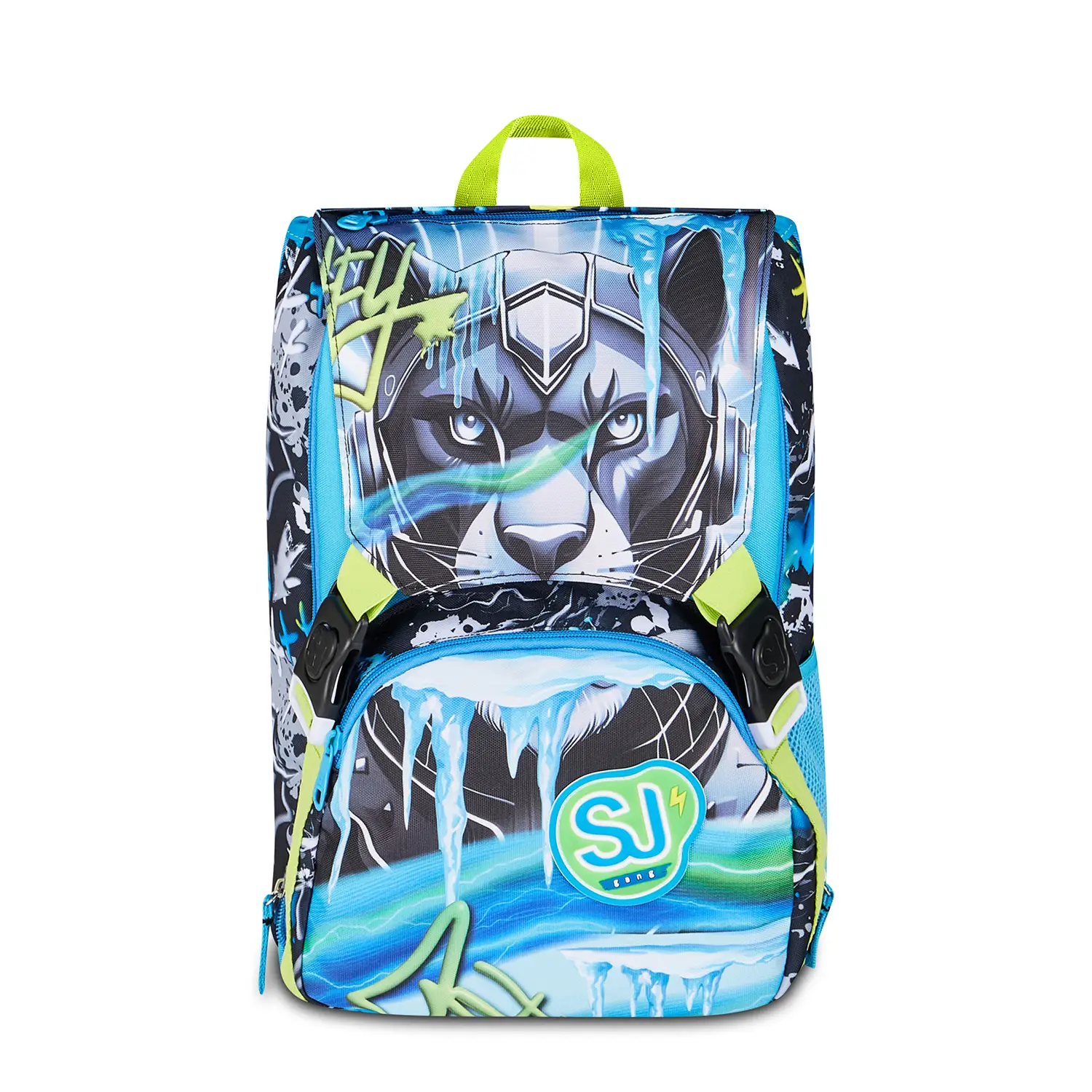 Sj Gang Glace Panther Boy Zaino Estensibile 24 Litri Sdoppiabile Big - zaini scuola