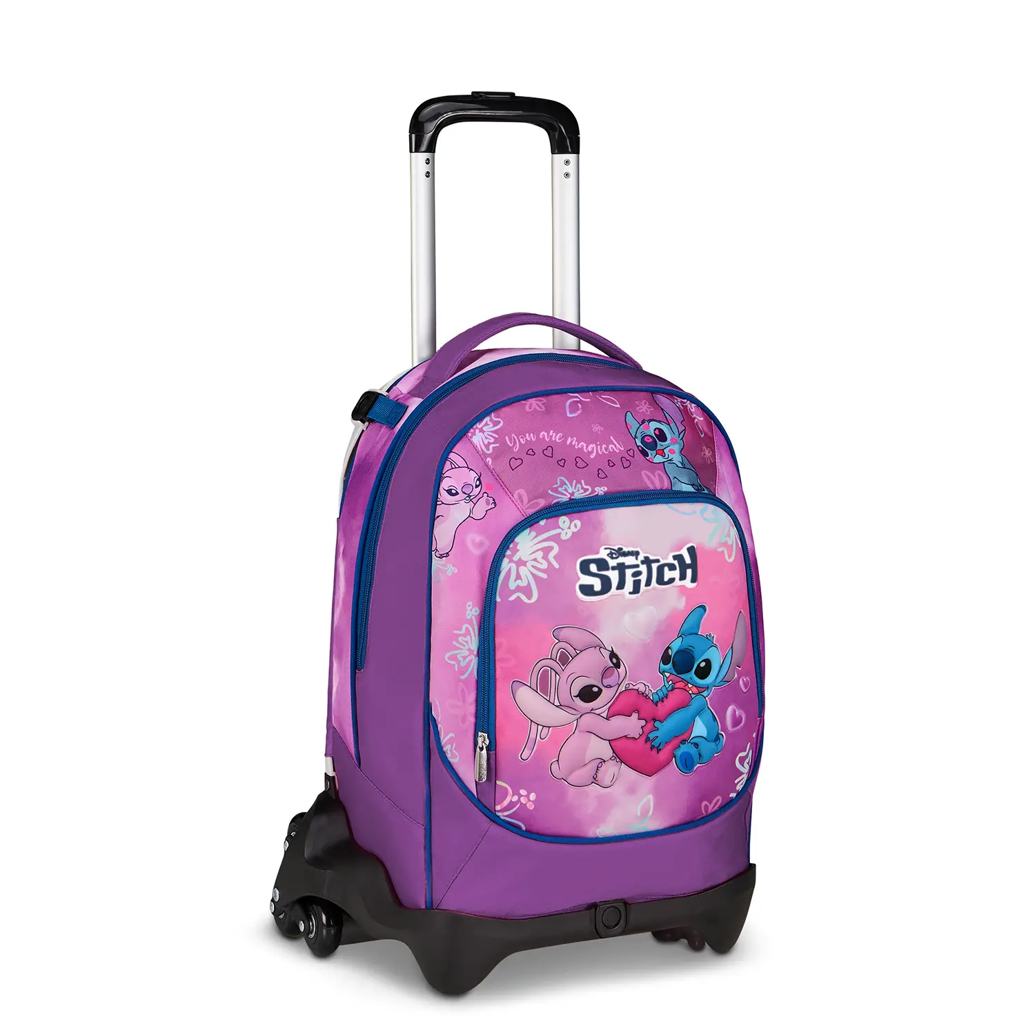 Lilo & Stitch You Are Magical Zaino 33 Litri con Trolley Jack-3wd+ - zaini trolley