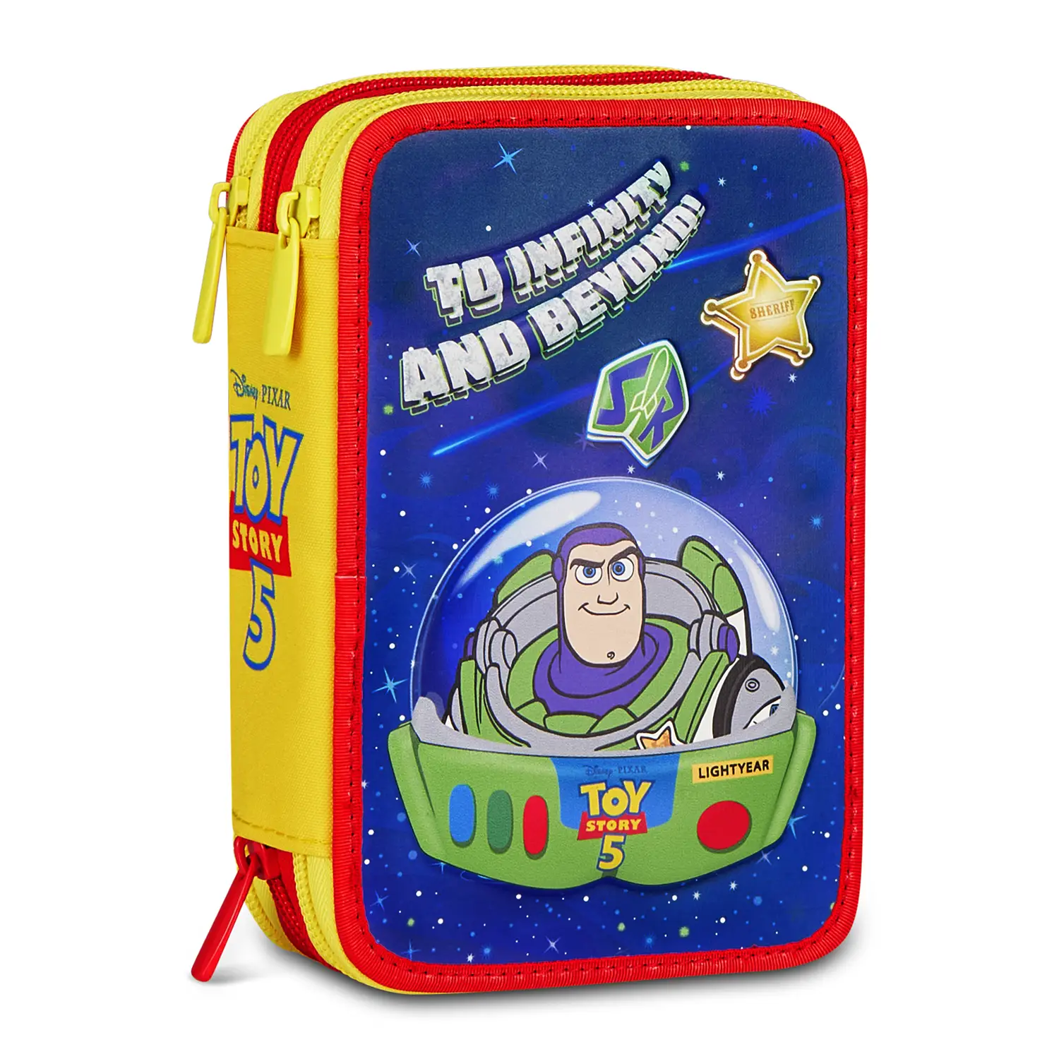 Astuccio 3 Zip Toy Story 5 To Infinity And Beyond Completo 44 Pezzi - astucci colori