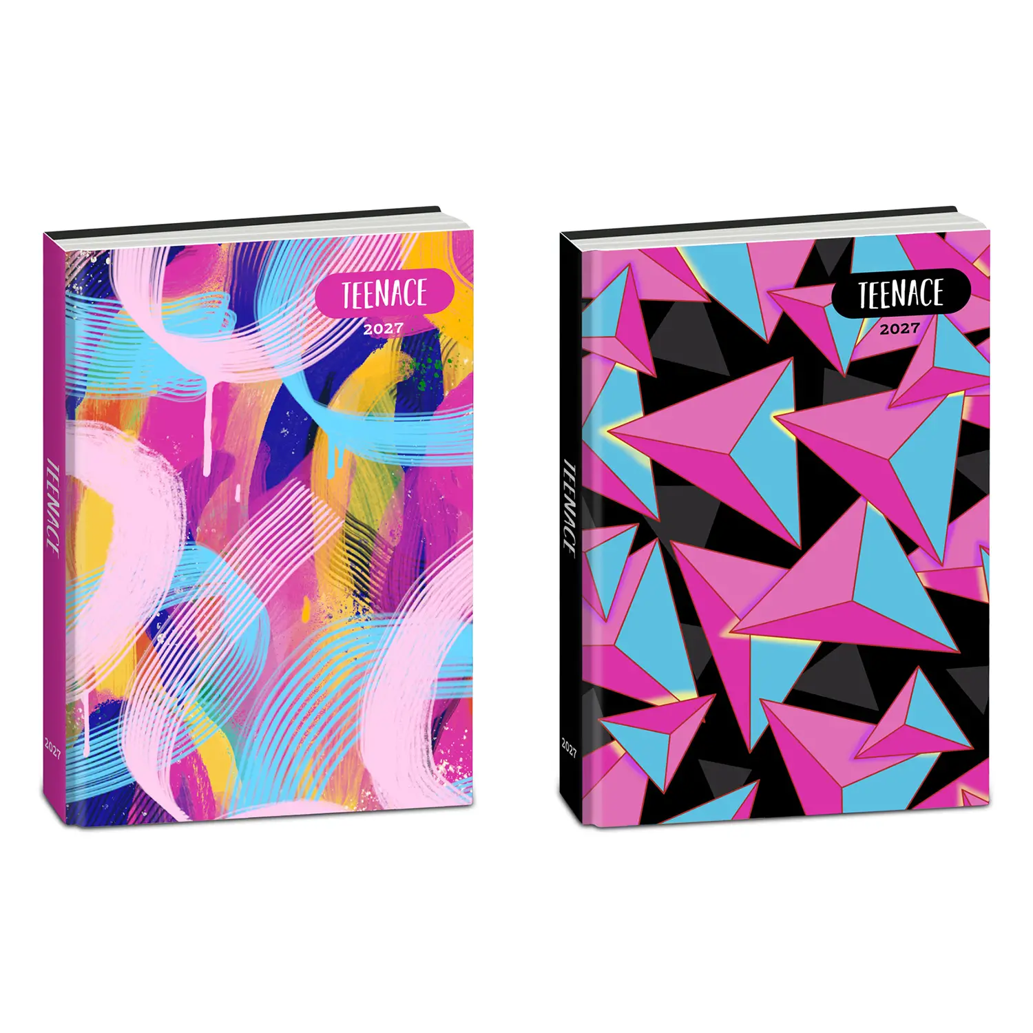 Teenace Diario Std 12 Mesi Fluo 13,6x18,3 cm - diari