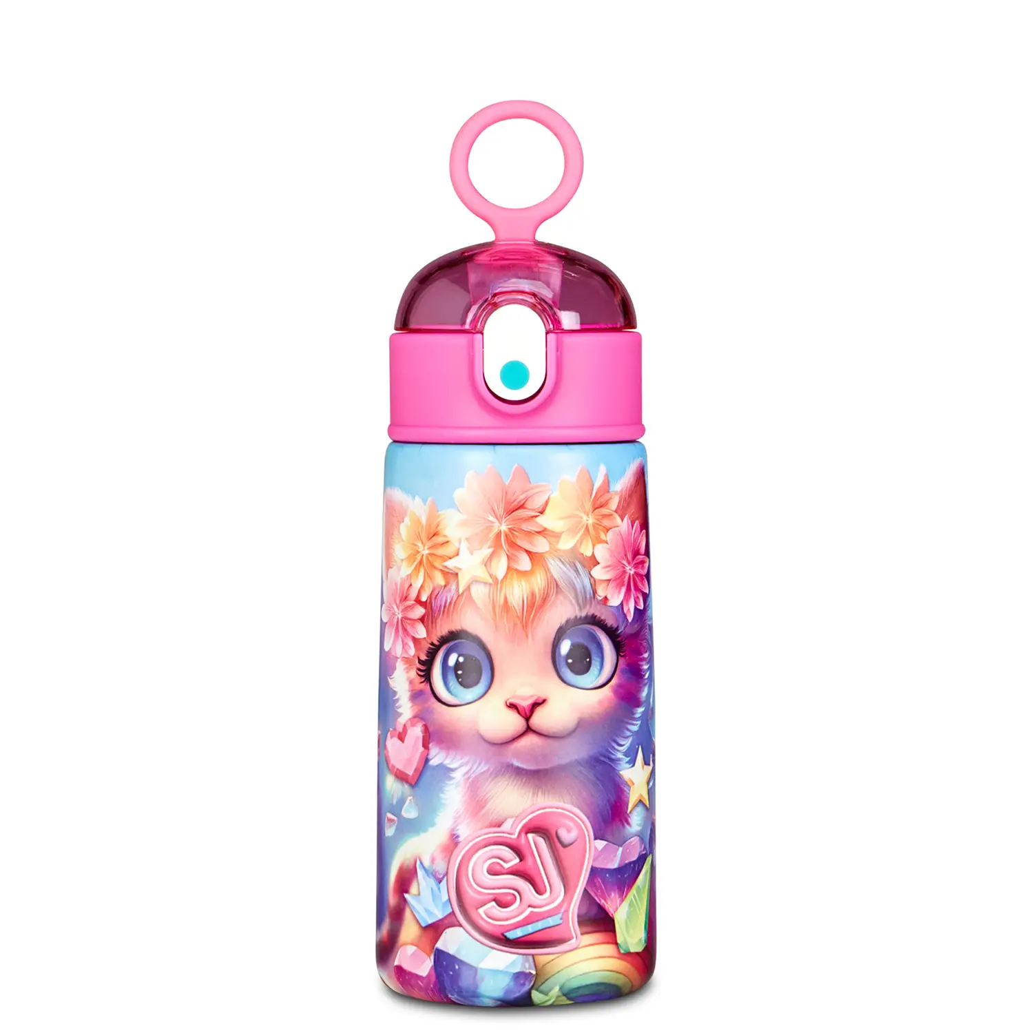 Sj Gang Borraccia con Cannuccia 460 ml Animali Variante 226 - borracce