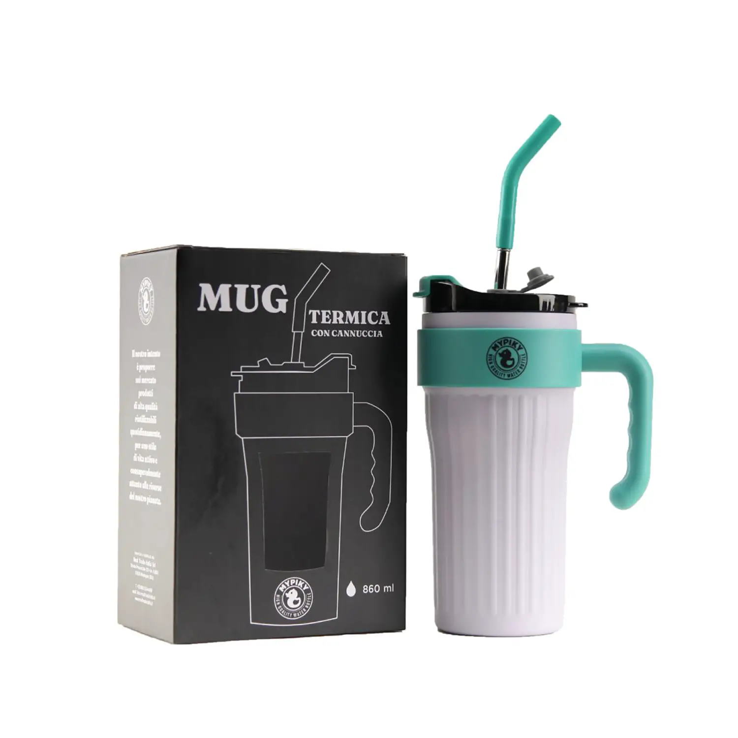 Mug Termica Mypiky 860 ml - Glicine - borracce