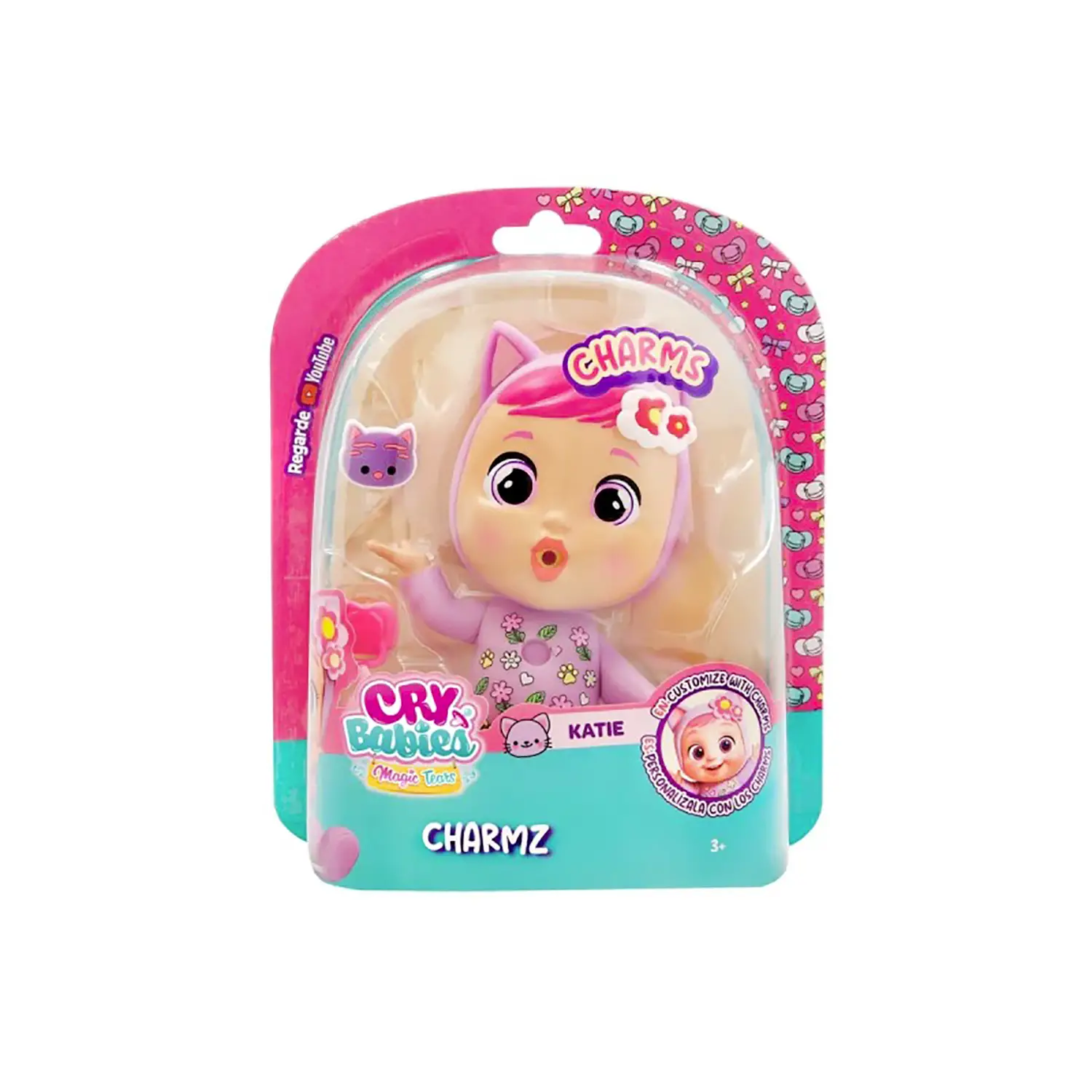 Bambola Cry Babies Magic Tears Charmz Katie - collezionabili bambina