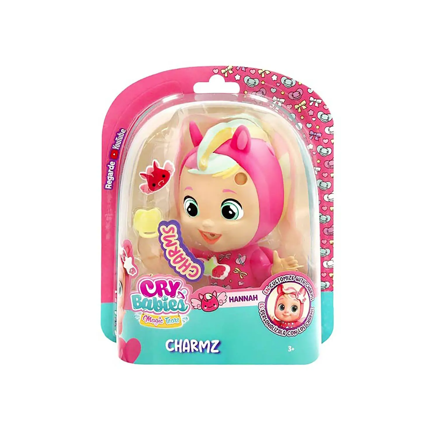 Bambola Cry Babies Magic Tears Charmz Hannah - collezionabili bambina