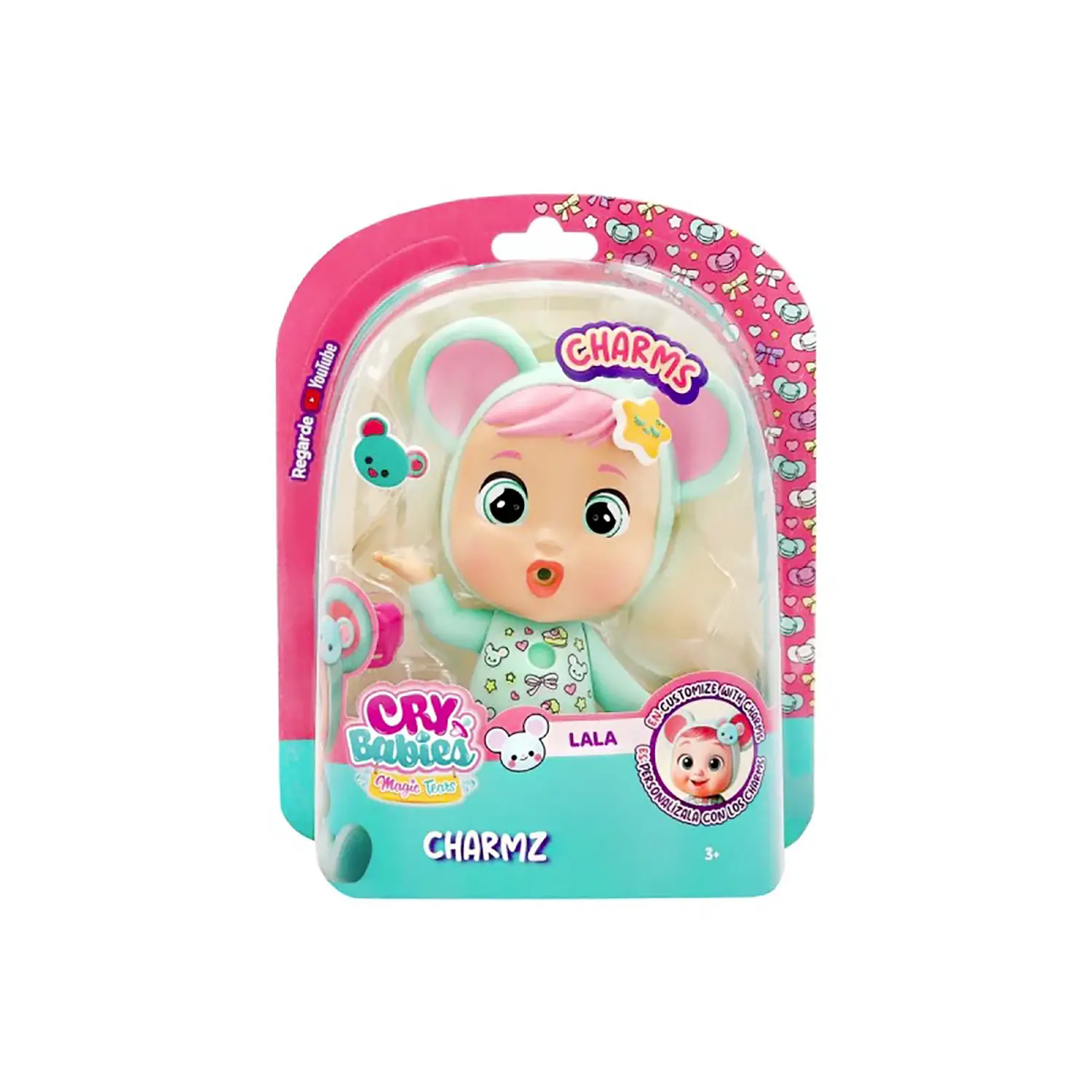Bambola Cry Babies Magic Tears Charmz Lala - collezionabili bambina