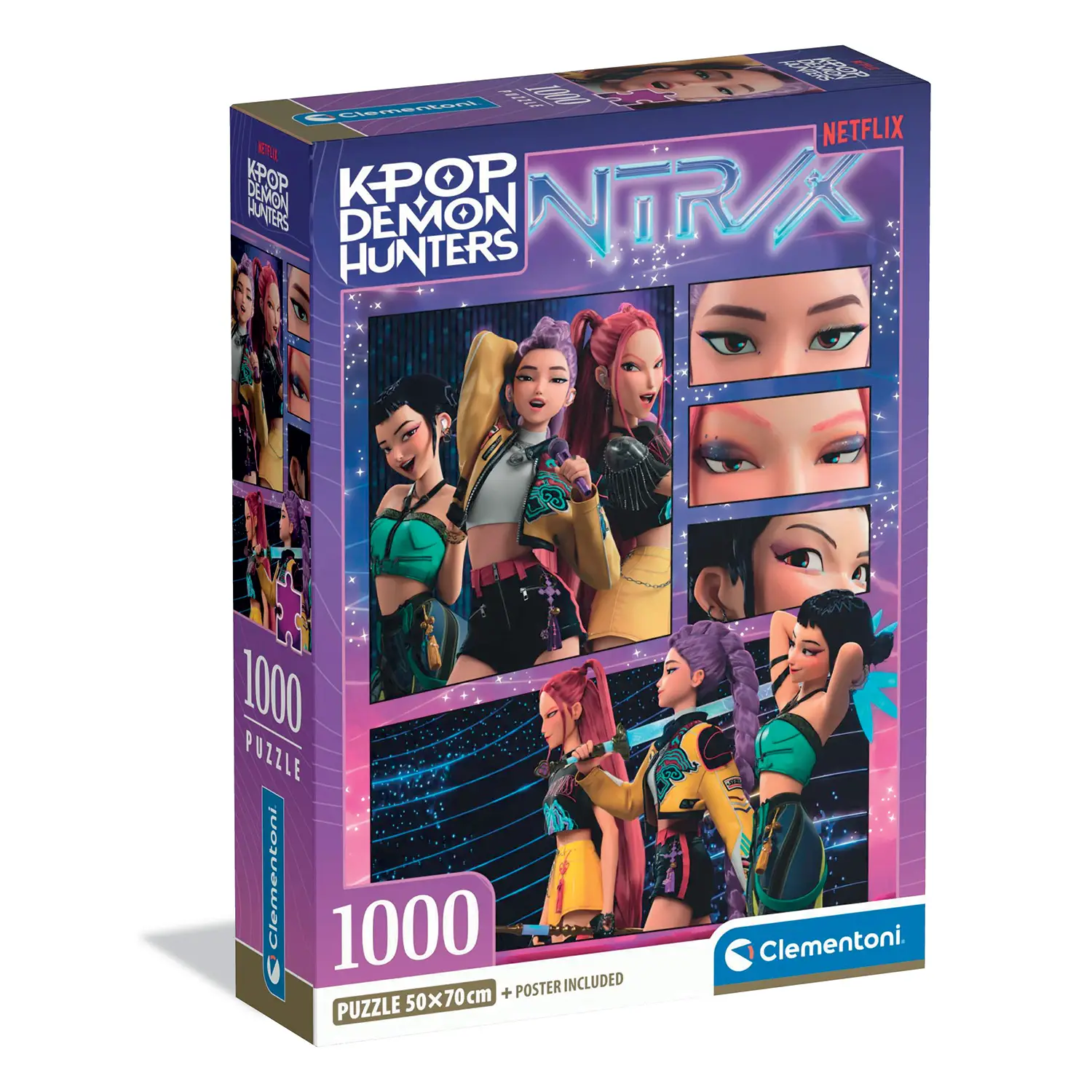 Puzzle 1000 Pezzi Compact K Pop Demon Hunters - Puzzle in cartone