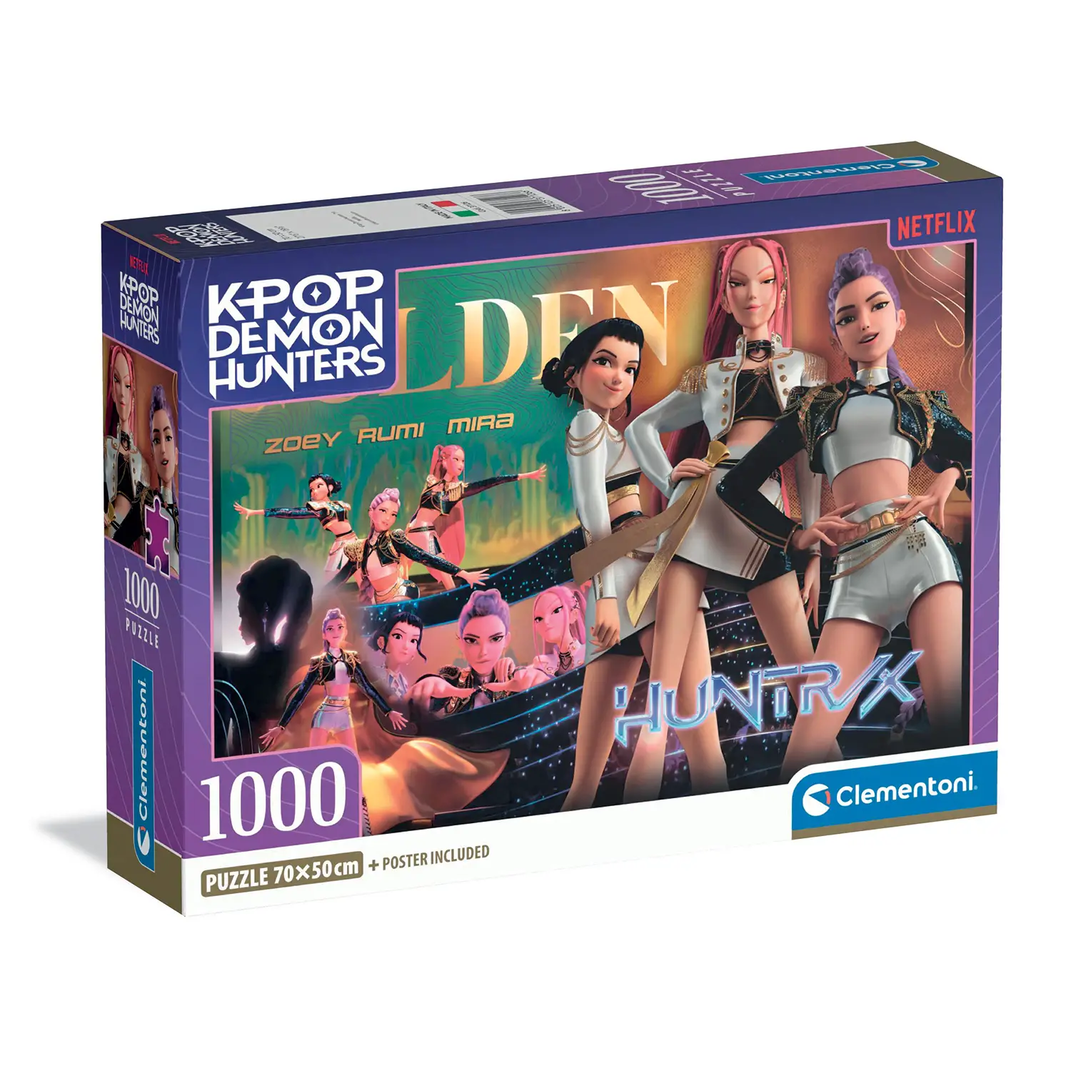 Puzzle 1000 Pezzi Compact K Pop Demon Hunters - Puzzle in cartone