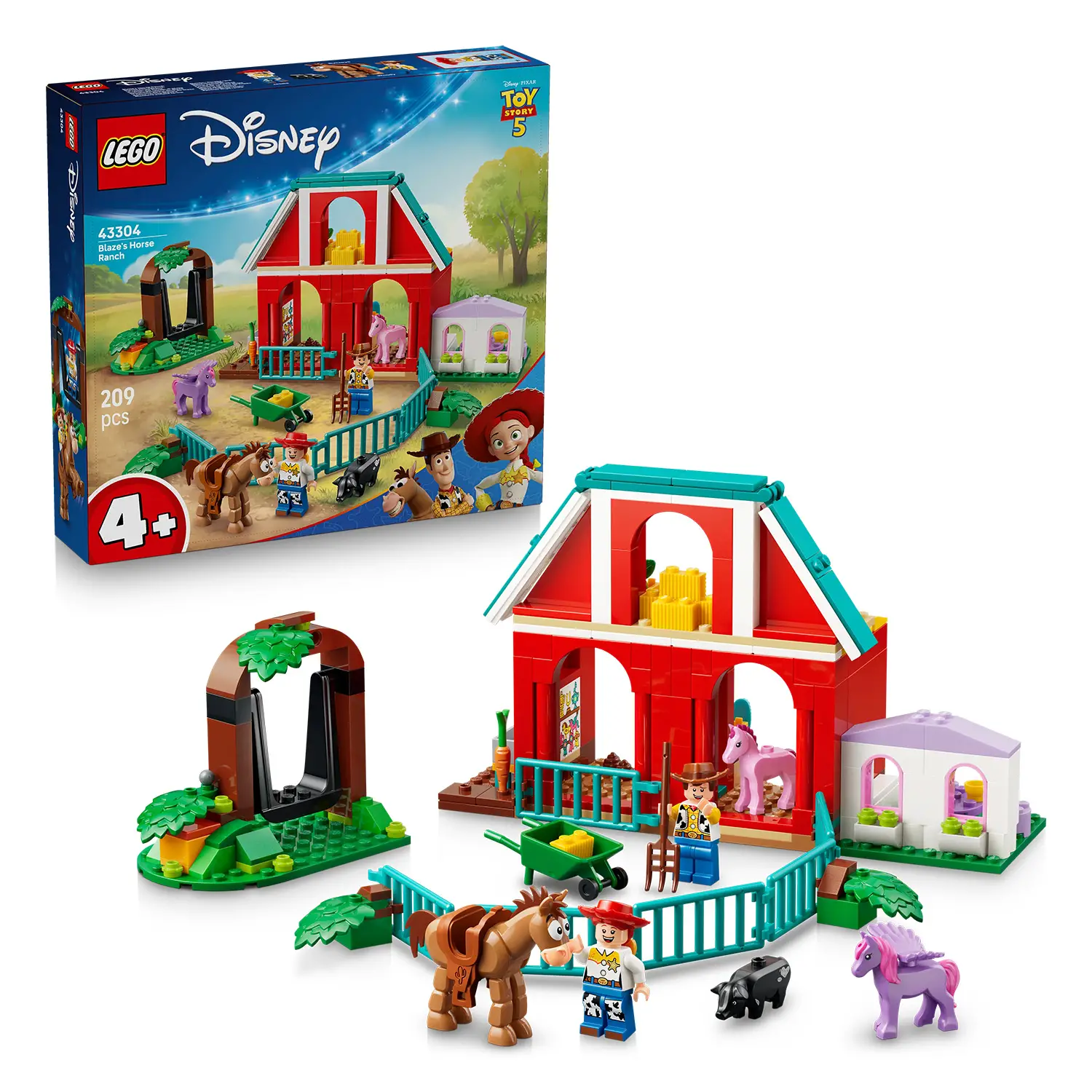 LEGO Toy Story Ranch Cavalli Blaze 43304 Woody Jessie - lego