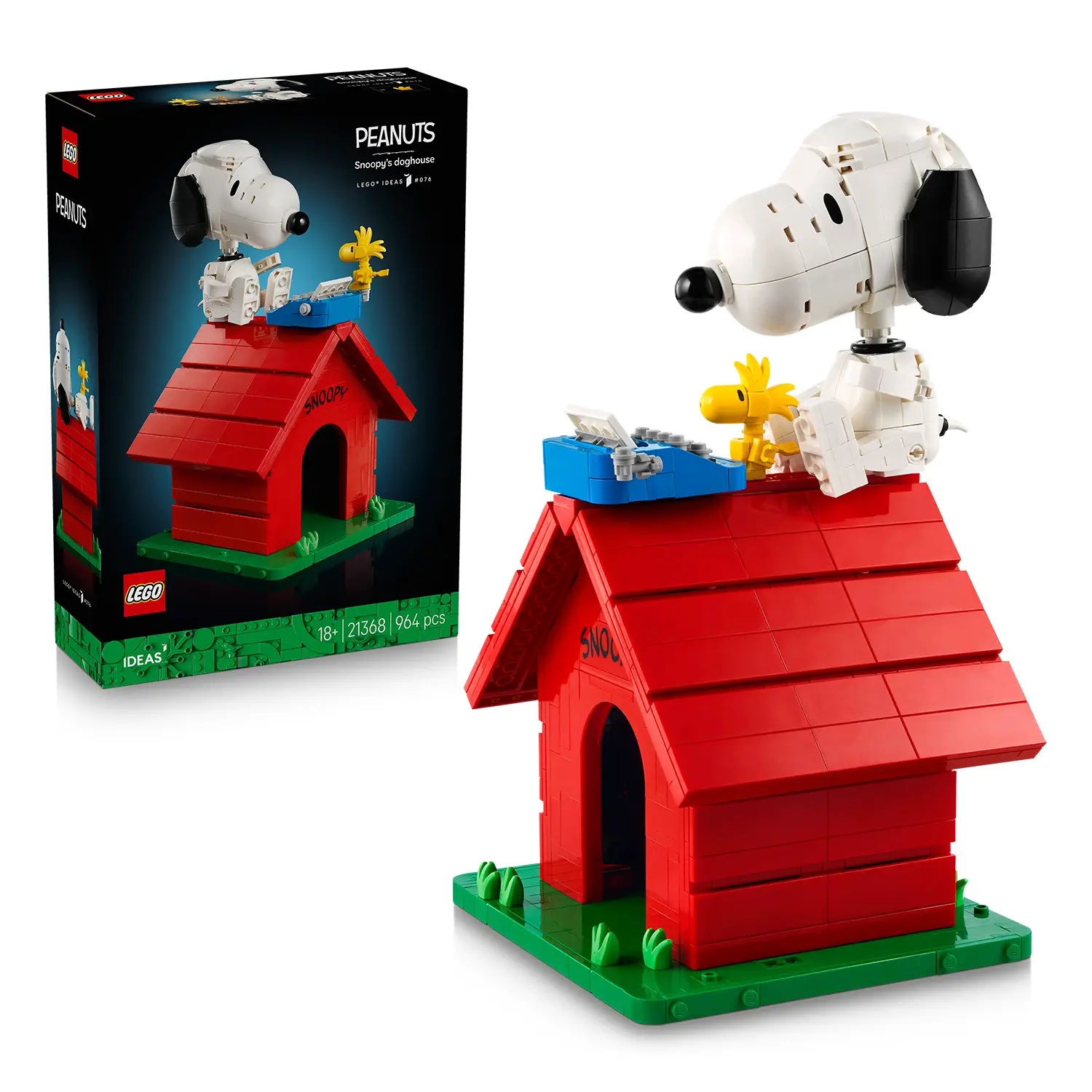 LEGO Ideas 21368 Cuccia Snoopy Peanuts Set da Collezione - lego