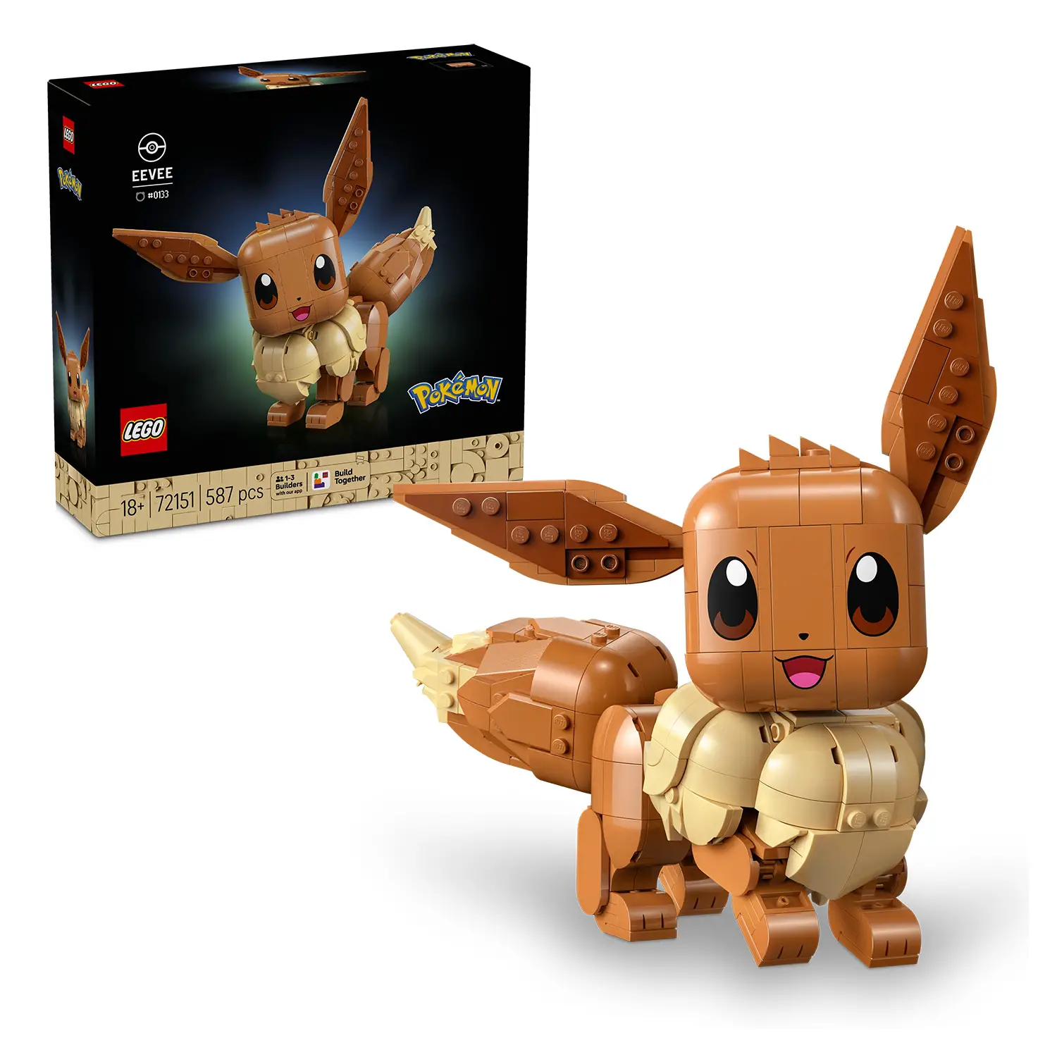 LEGO Pokémon Eevee 72151 Action Figure 587 Pezzi - lego