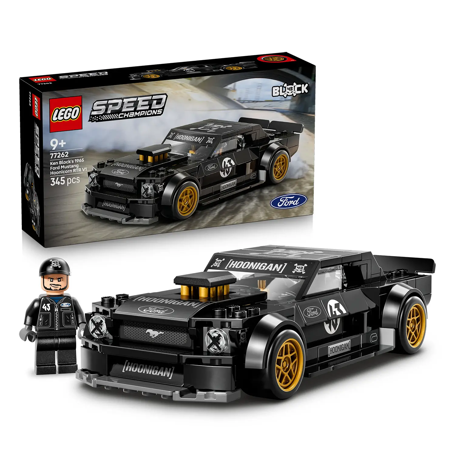 LEGO Speed Champions Ford Mustang ’65 Hoonicorn V1 di Ken Block 77262 - lego