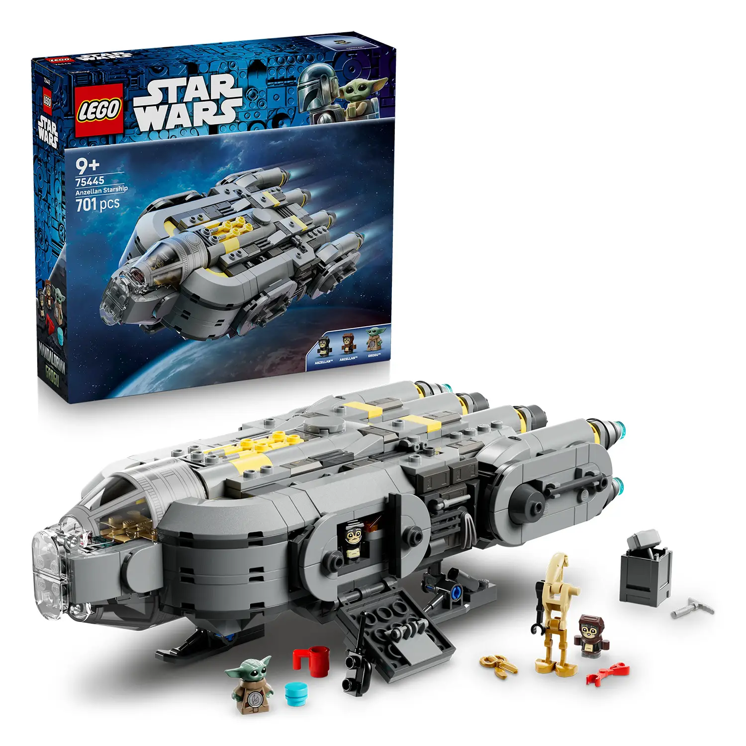 LEGO Star Wars 75445 Astronave Anzellan 701 Pezzi - lego