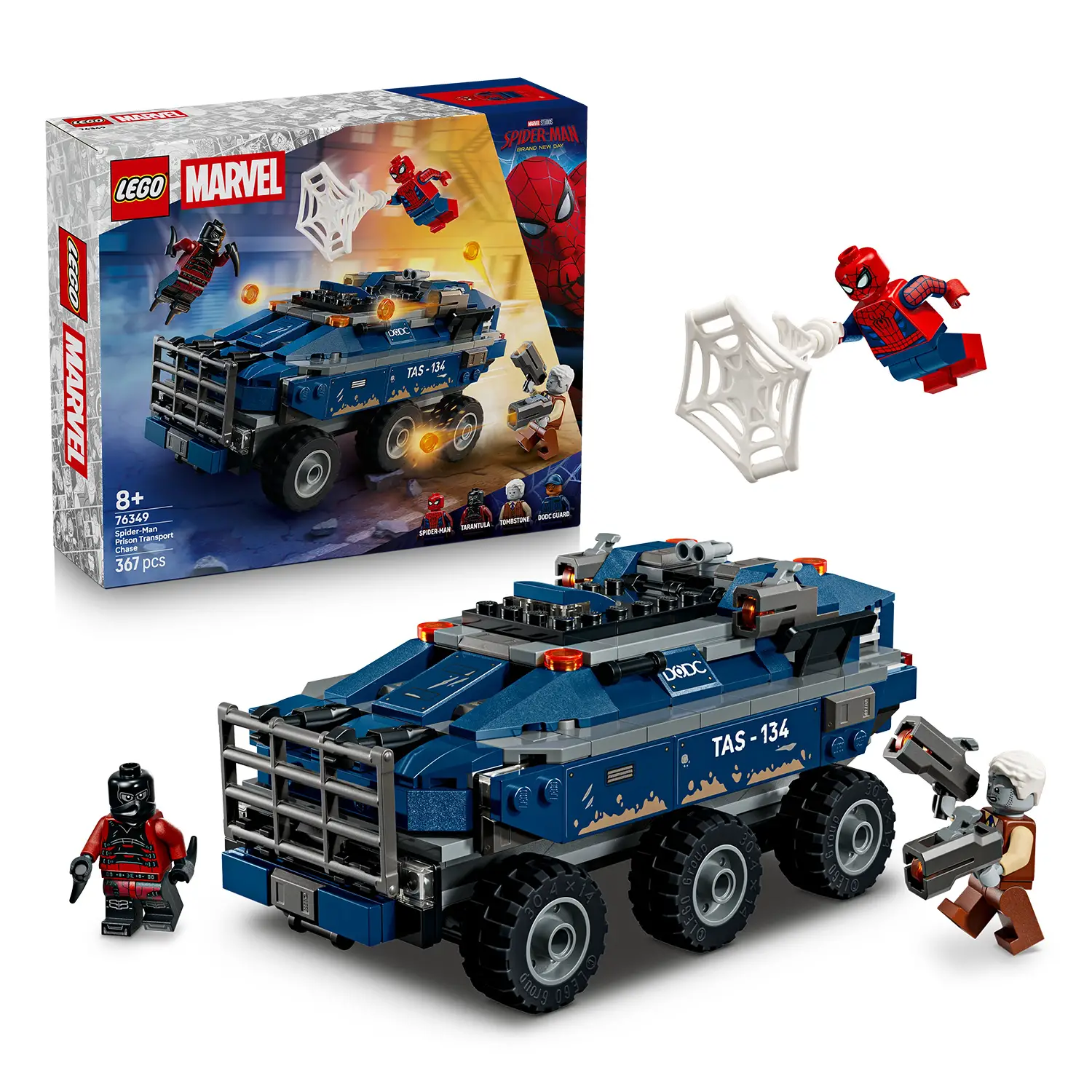 LEGO Marvel Spider-Man: Inseguimento del trasportatore di detenuti 76349 - lego