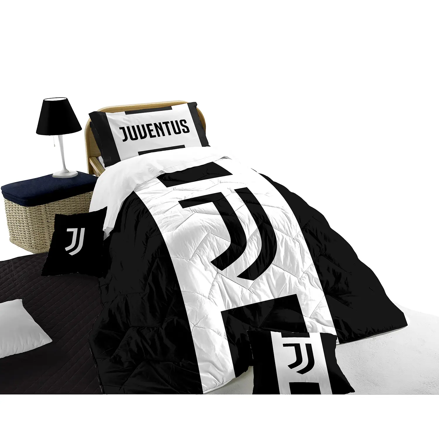 Trapunta 1 Piazza Micro 170x260 Juventus - biancheria casa