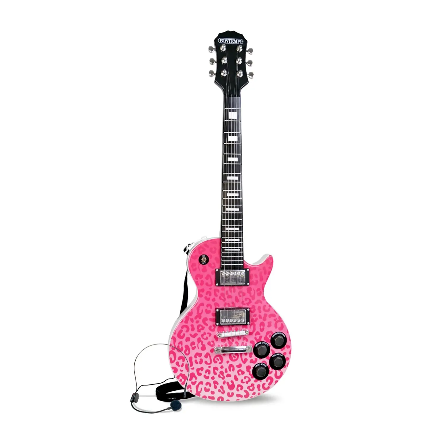 Bontempi Chitarra Elettronica Rock con Microfono Auricolare - musicali