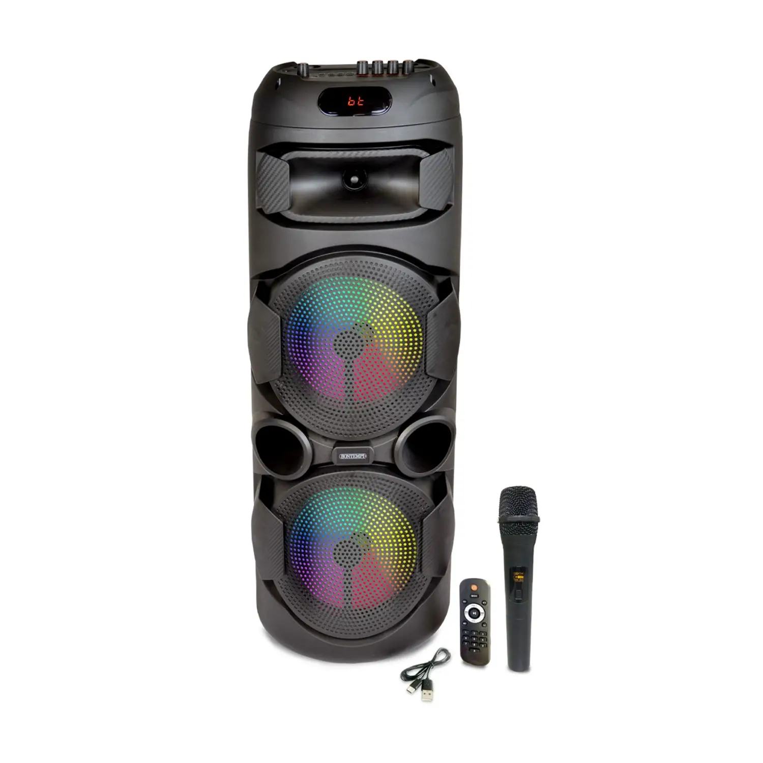Cassa Acustica Wireless Con Microfono Senza Fili E Luci RGB - musicali