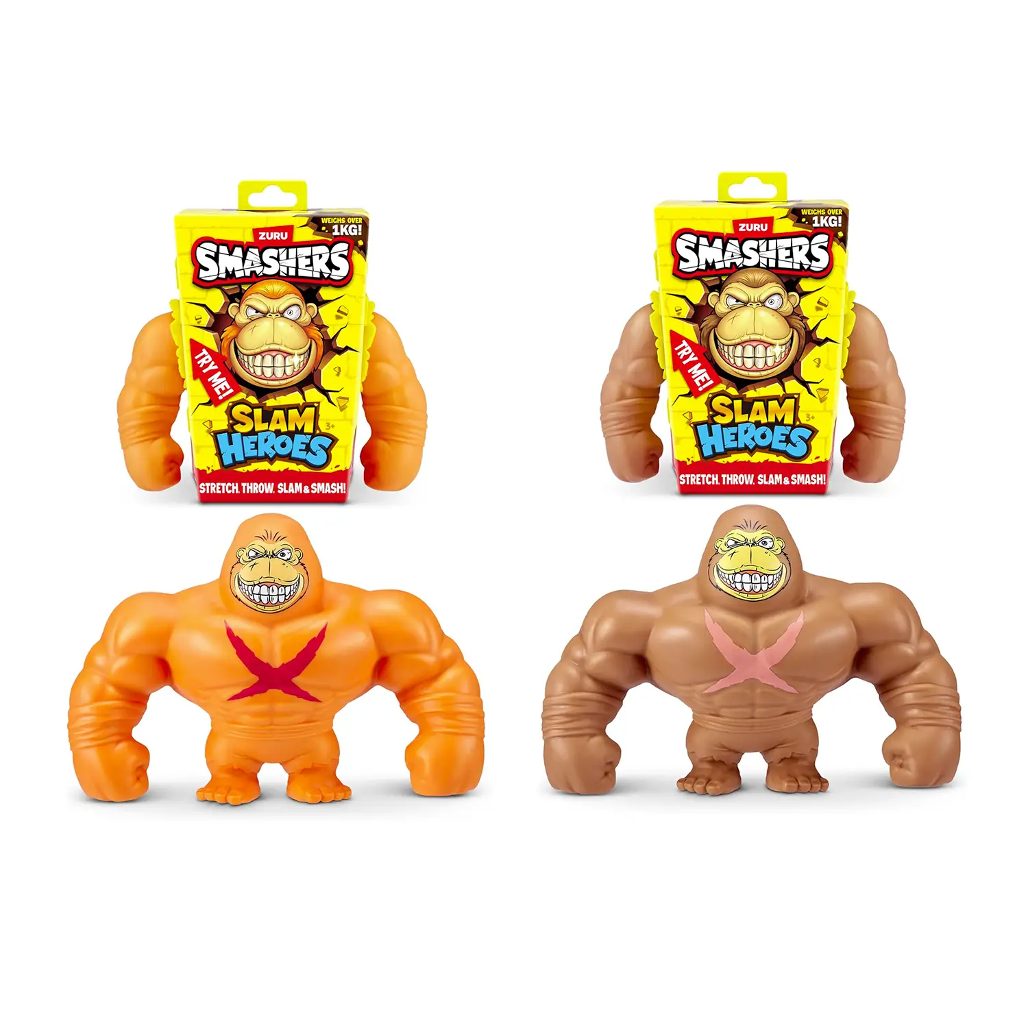 Smashers Slam Hero Gorilla Allungabile - action figures ed accessori