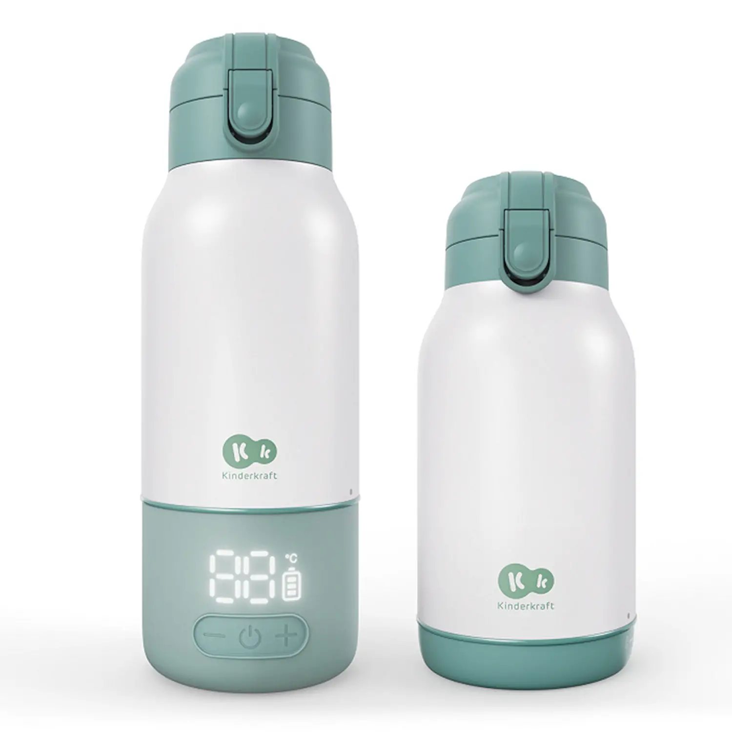 ldabiberon e thermos portatile Kinderkraft GAJA 2 in 1 500 ml Green - Sicurezza e igiene