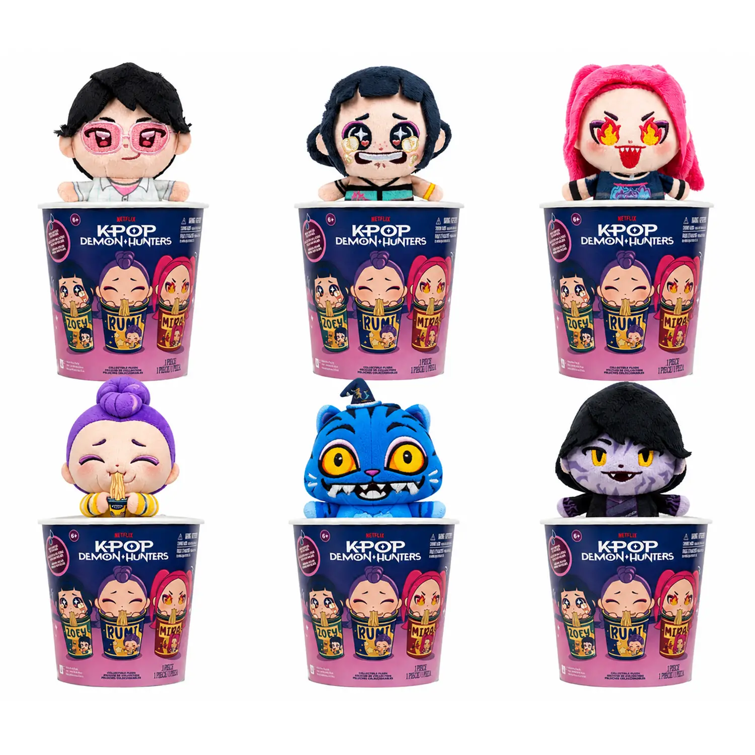 K Pop Demon Hunter Blind Cup Ramen Con Peluche A Sorpresa - peluches 0/36 mesi