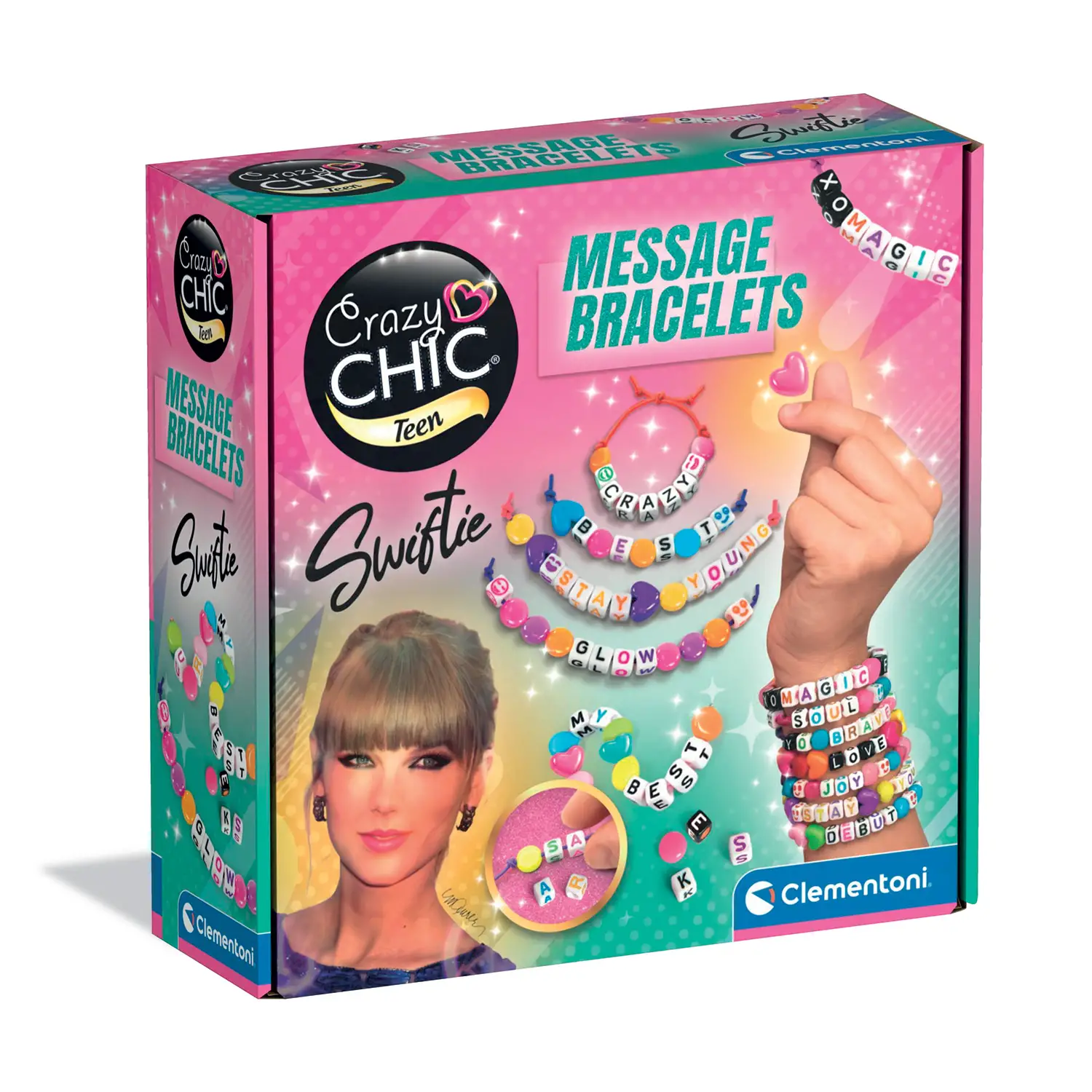 Crazy Chic Swiftie Message Bracelest - Braccialetti Dell'Amicizia Colorati - bellezza e accessori