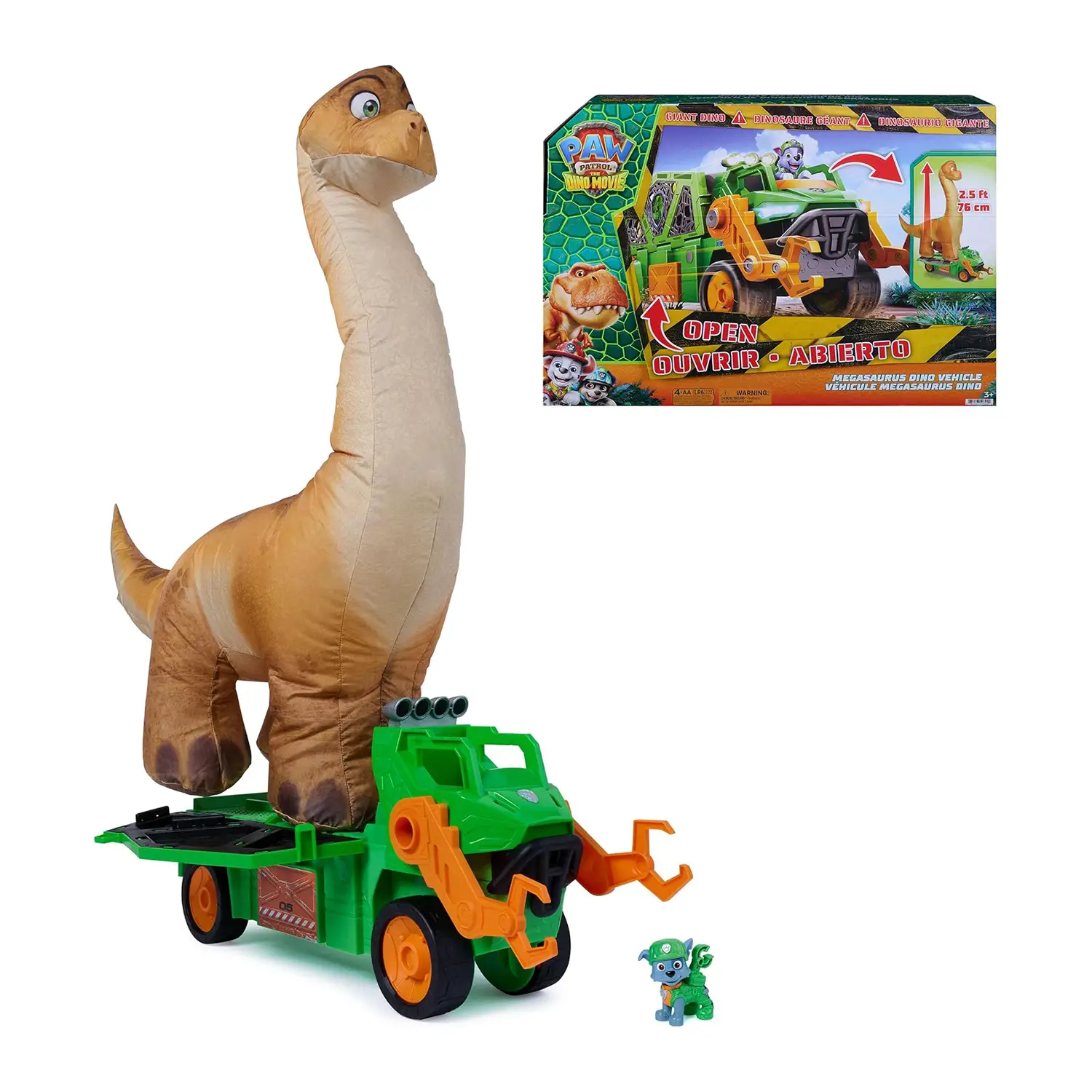 Paw Patrol Dino Movie Megasauro - action figures ed accessori