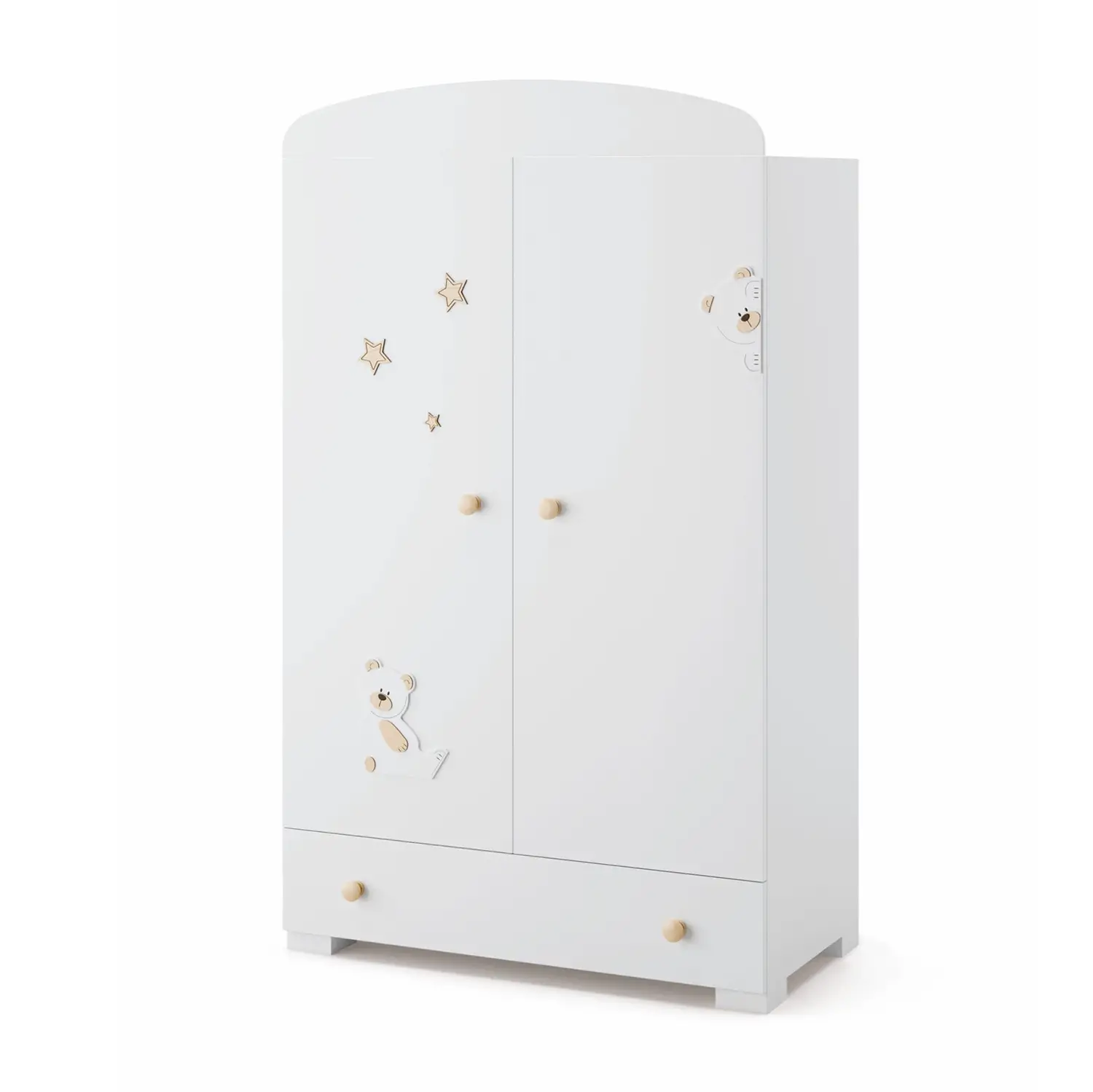 Erbesi Armadio Cucù Bianco-Naturale - collezioni