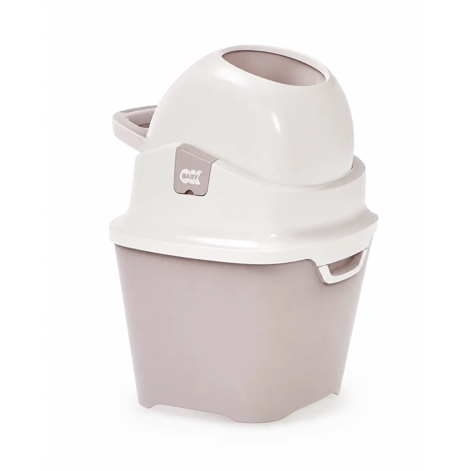 Mangia Pannolini OkBaby The One Small Grigio - Zona cambio e bagno
