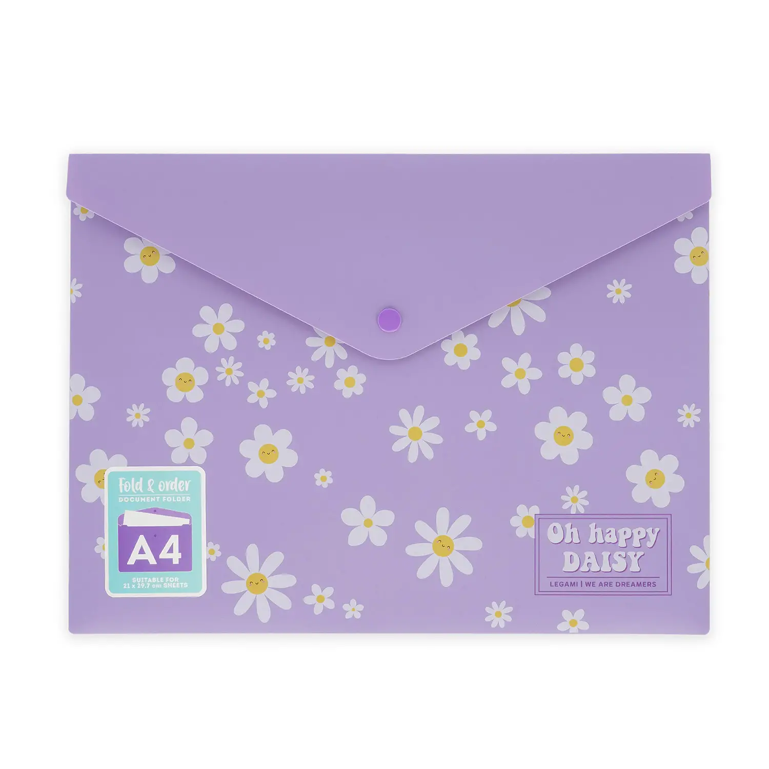 Legami - Fold & Order Cartelletta Portadocumenti Daisy Margherite - legami