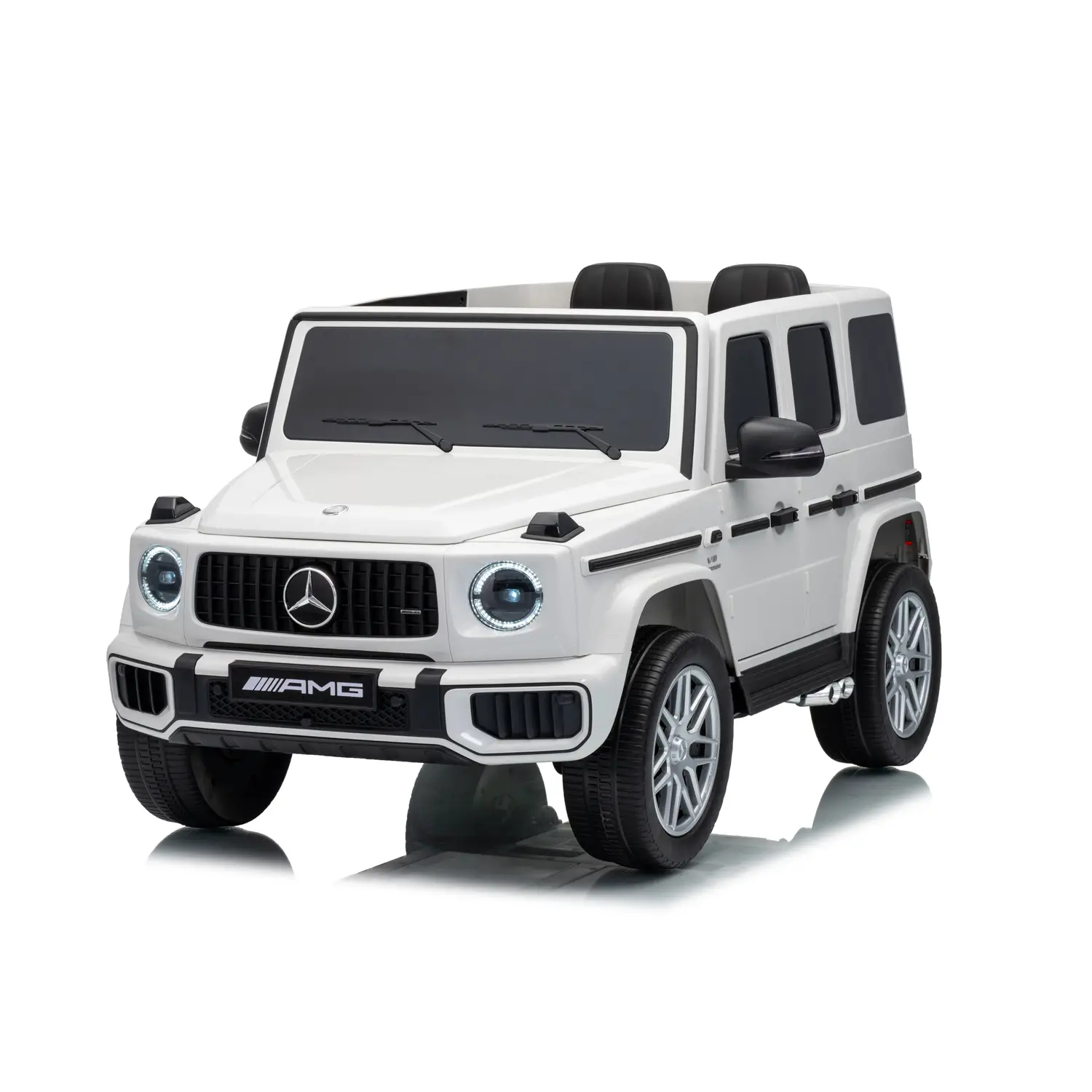 Auto Elettrica Mercedes AMG G63 per Bambini 12V, Bianca - auto