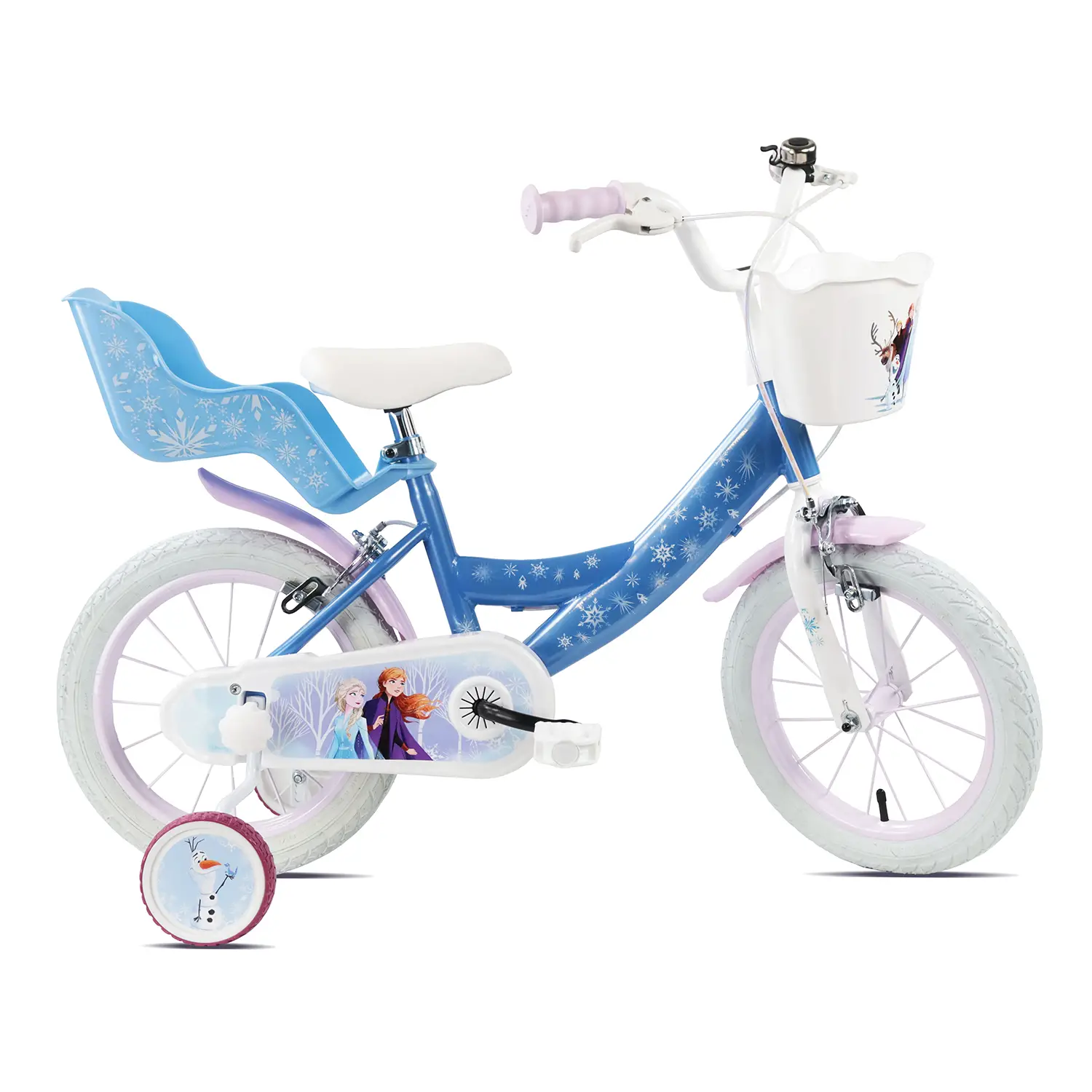 Bicicletta 14 Pollici Frozen, Bici per Bambine 3-5 Anni - biciclette bambini