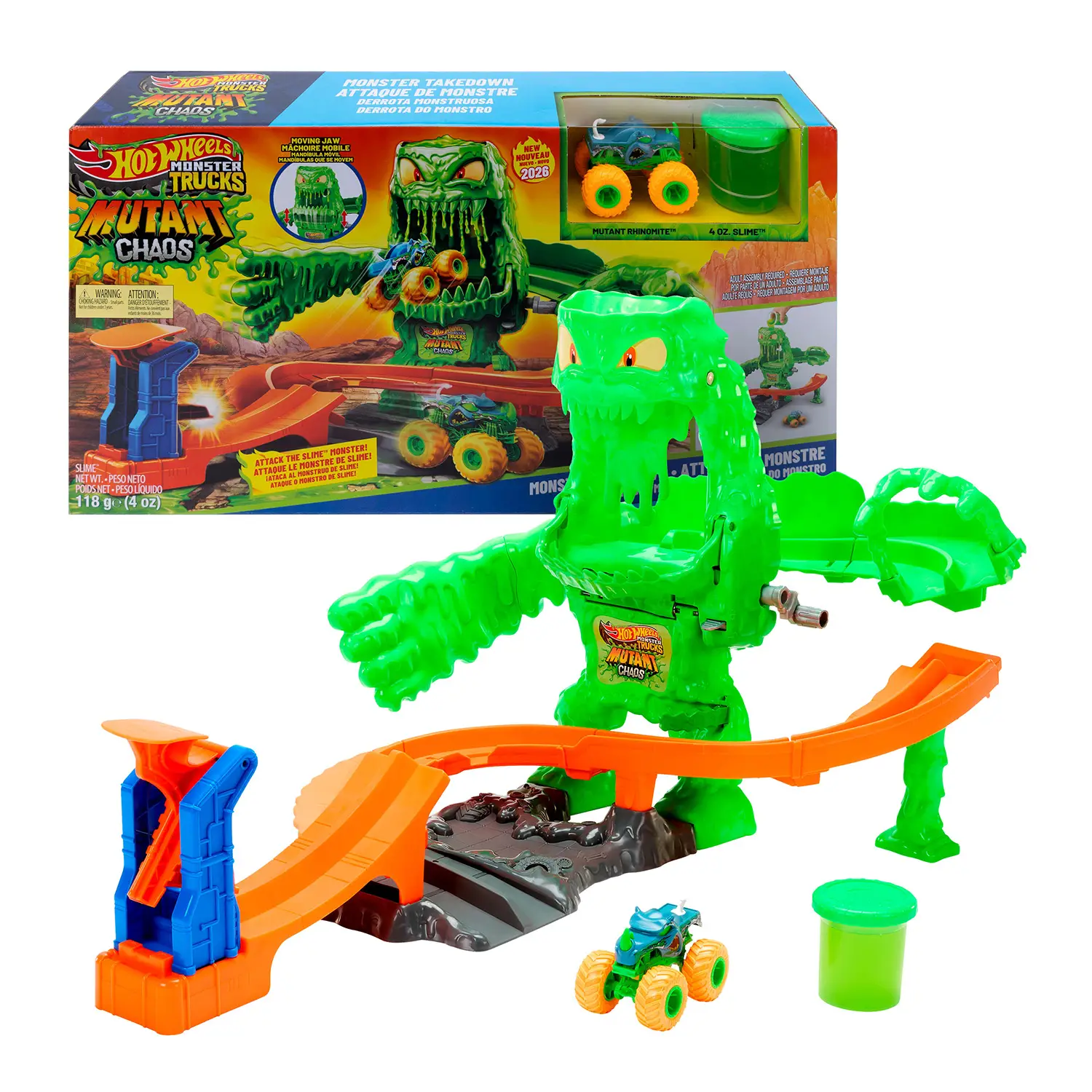 Hot Wheels Monster Trucks Sfida al Mostro JMK90 - modellini