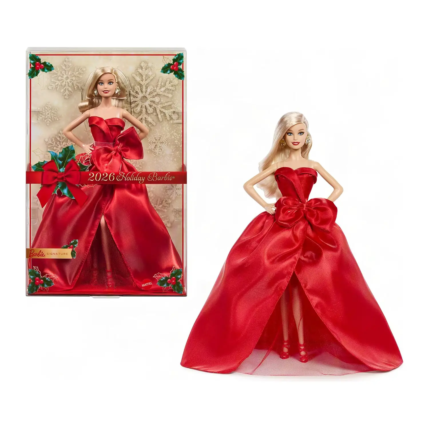 Barbie Magia delle Feste 2026 Bionda JJX65 Signature - collezionabili bambina