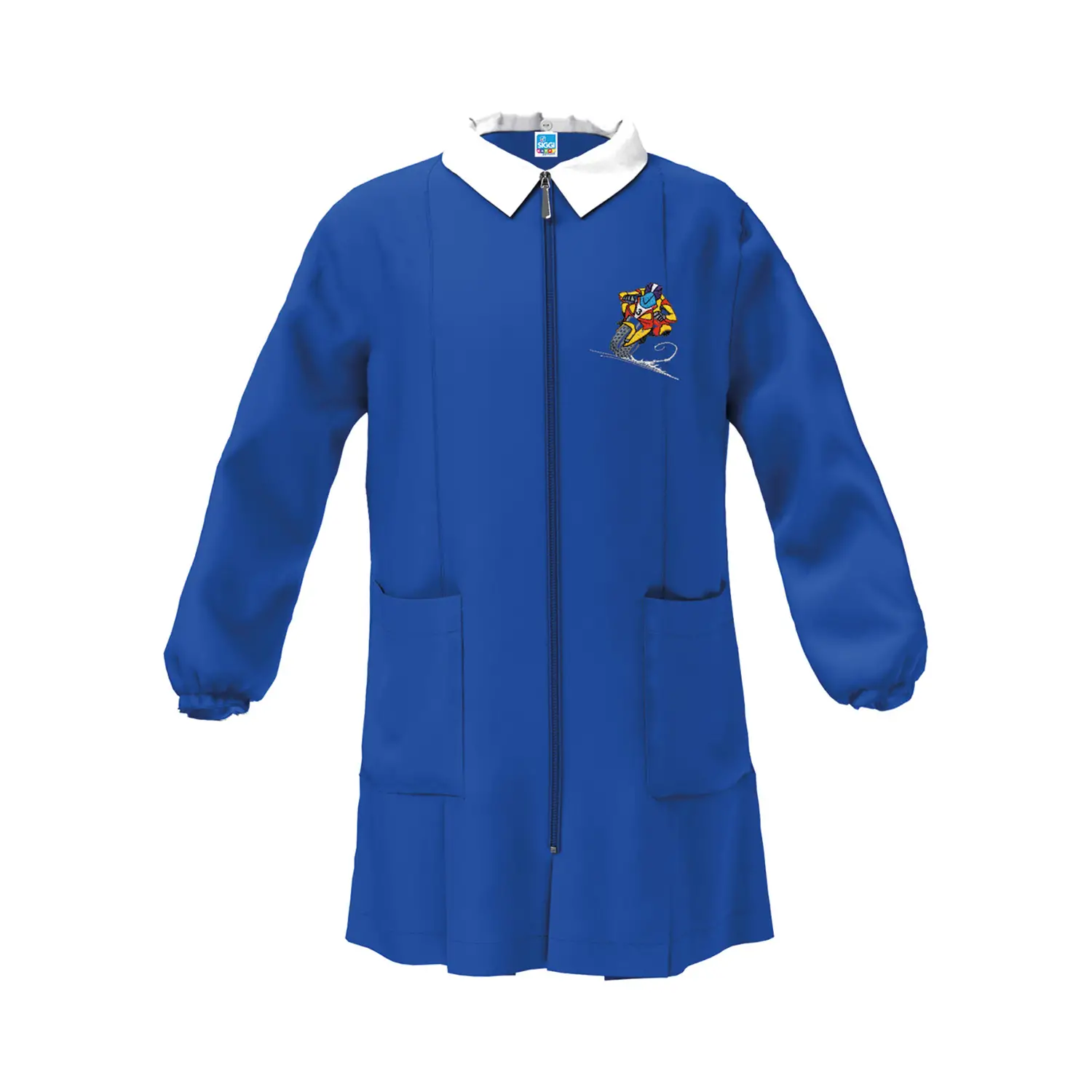 Grembiule Bambino Scuola Zip Game Blu 11 Anni - grembiuli scolastici