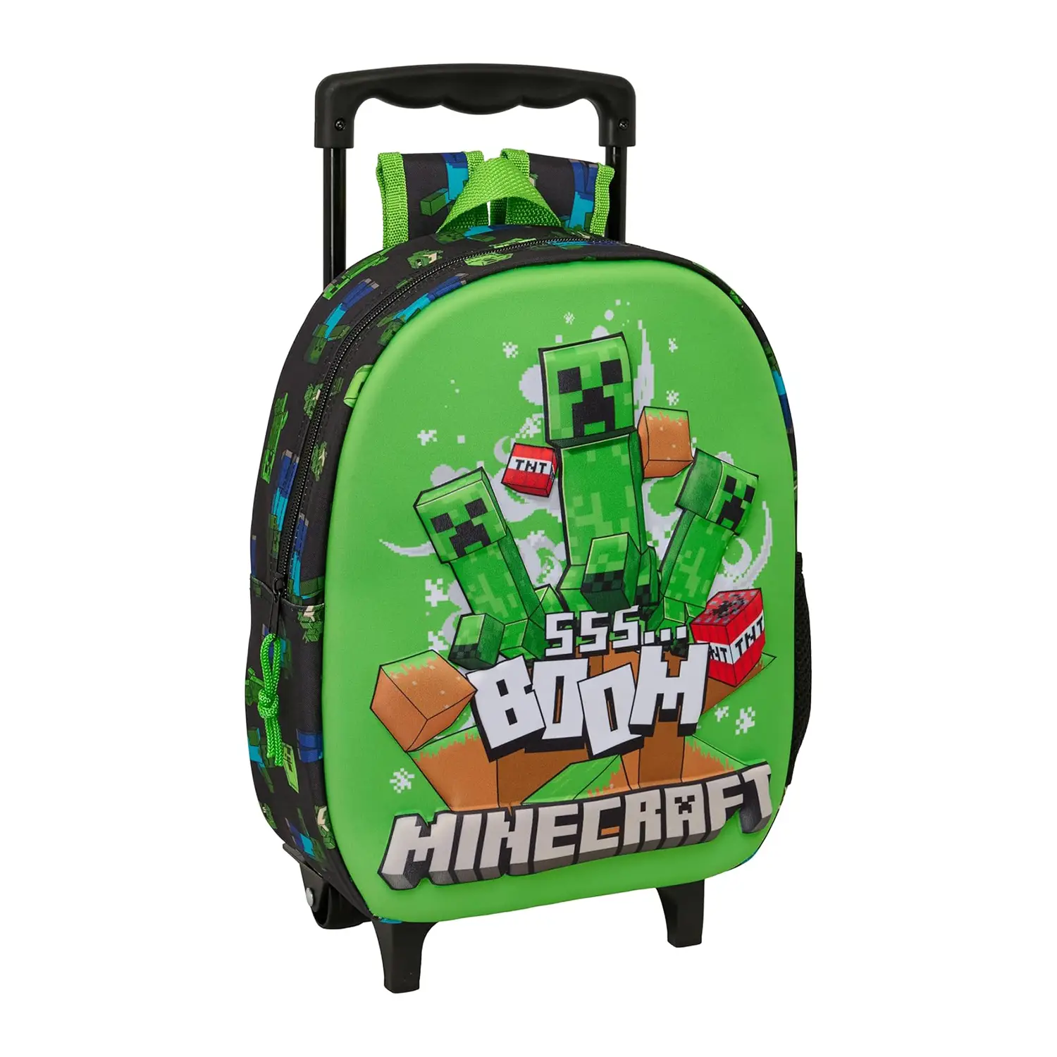 Minecraft Zainetto Asilo 3D Trolley - zainetti asilo