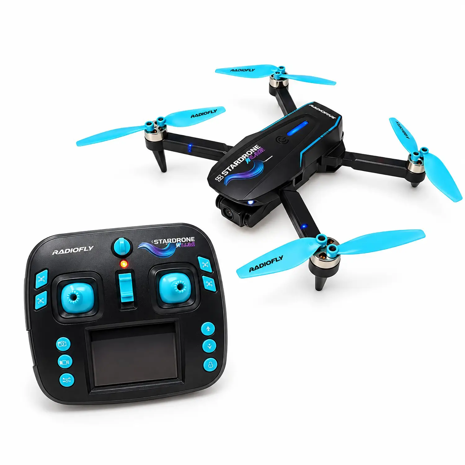 Radiofly - Star Brush Pro Camera + Screen Drone Rc 2.4 Ghz - radiocomandi