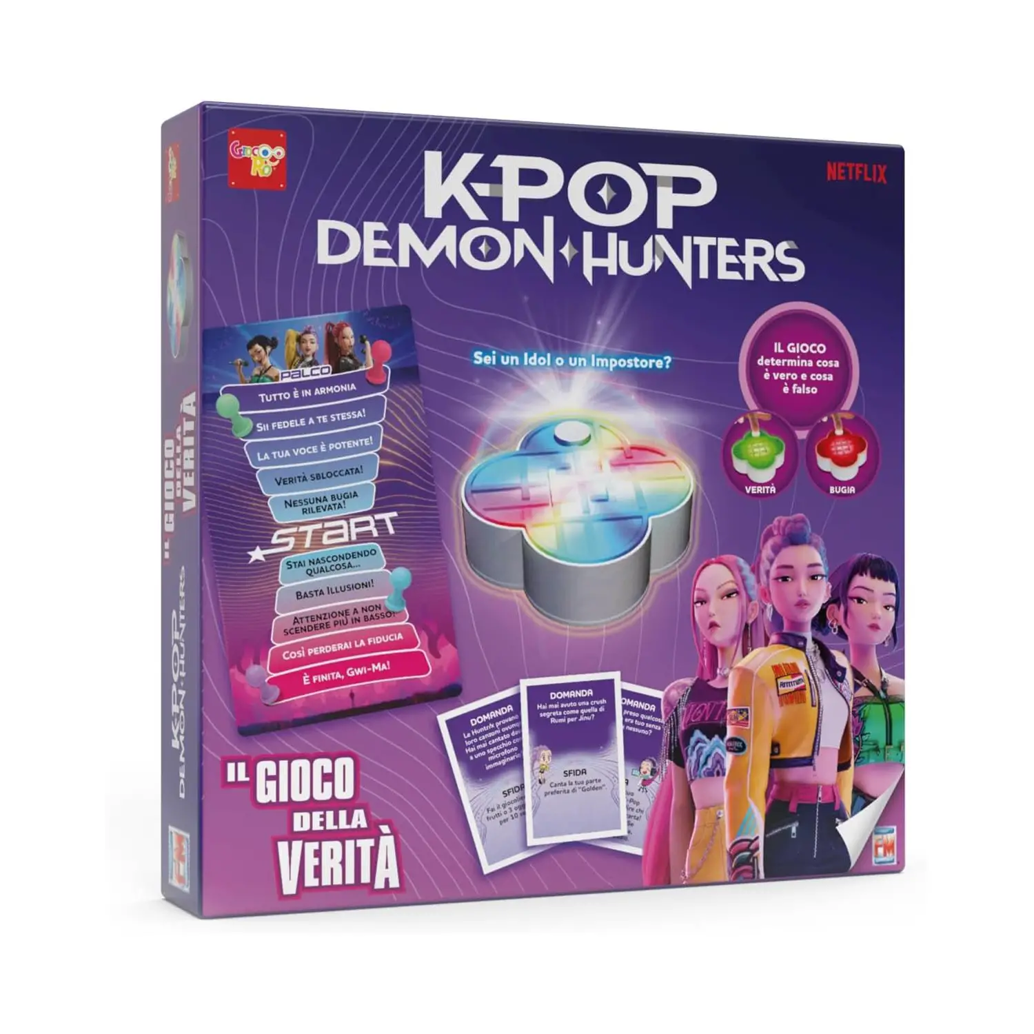 K-Pop Demon Hunters Il Gioco della Verità Party Game - giochi di società