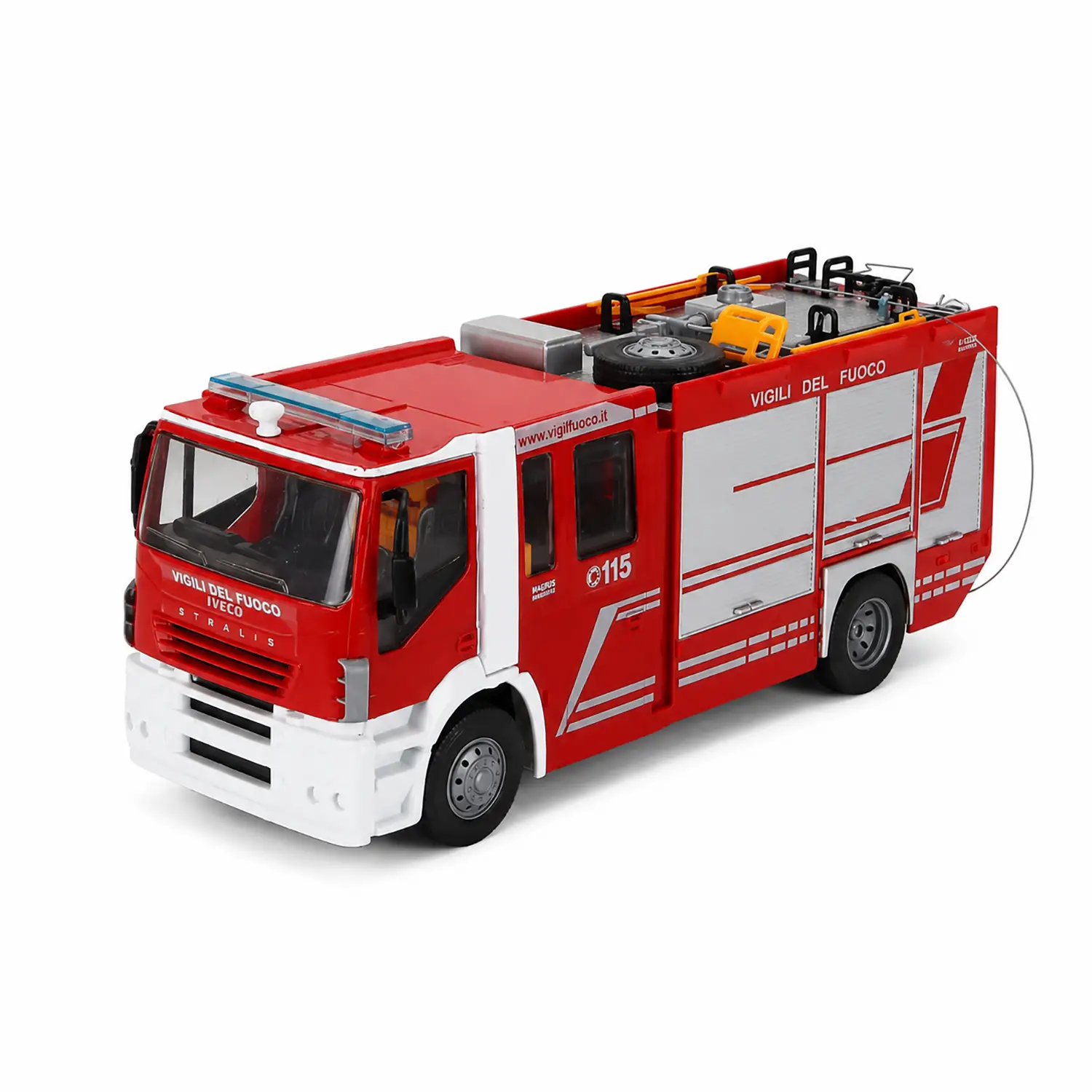 Camion Iveco Stralis Vigili Del Fuoco scala 1:24 - radiocomandi